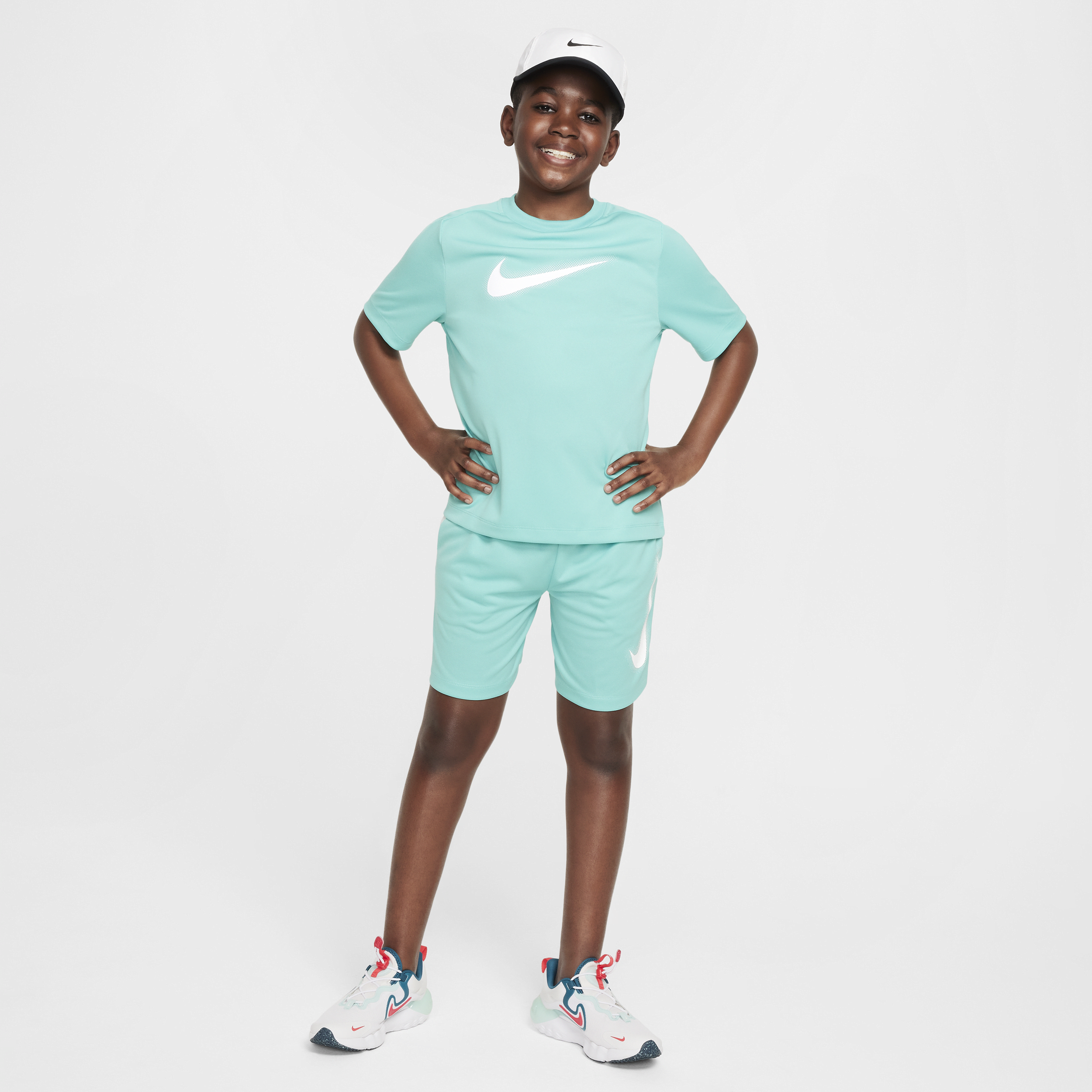 Haut de training Dri-FIT à motif Nike Multi pour ado (garçon) - Vert