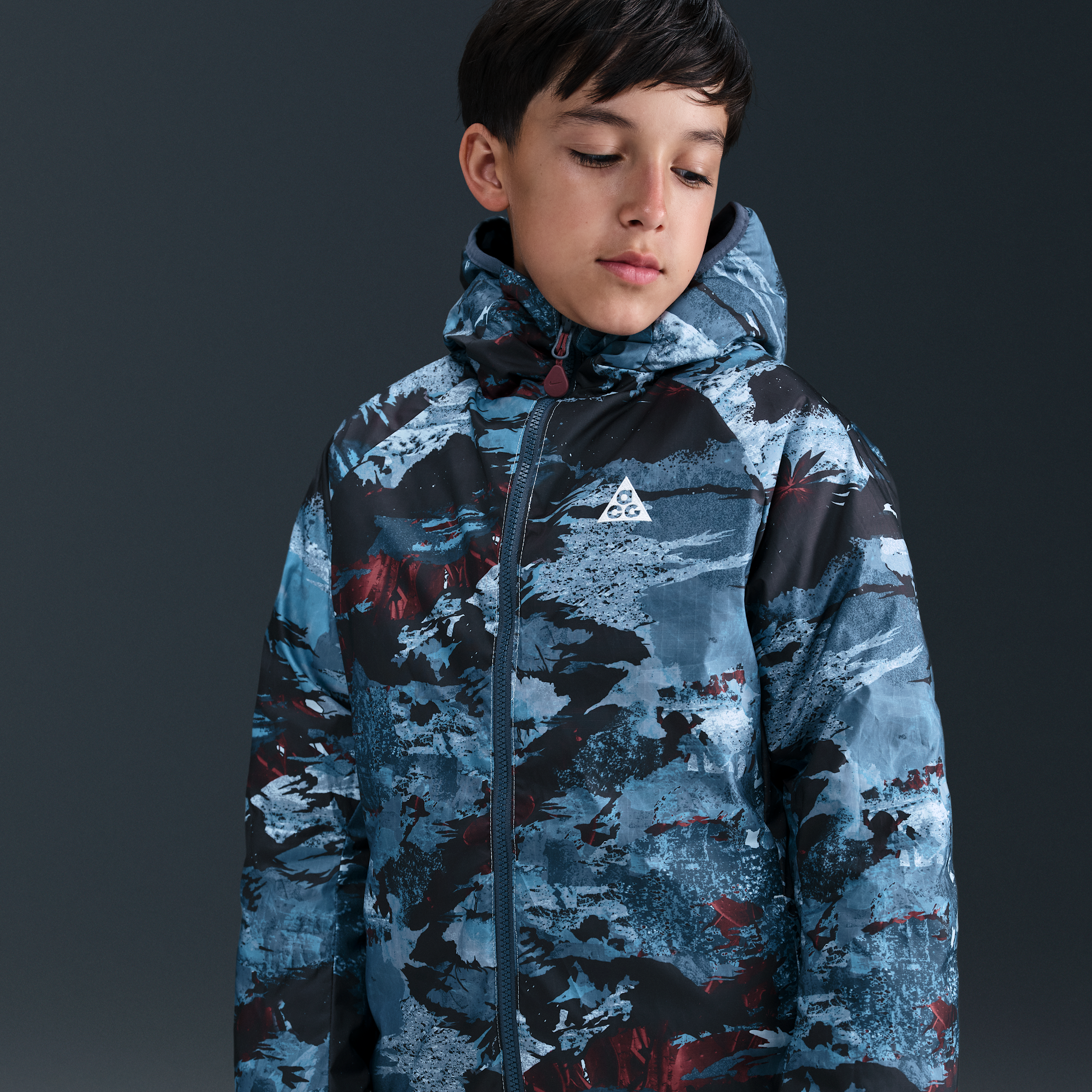 Thumbnail - Nike ACG "Lava Flow" Therma-FIT ADV Jacke (ältere Kinder) - Blau