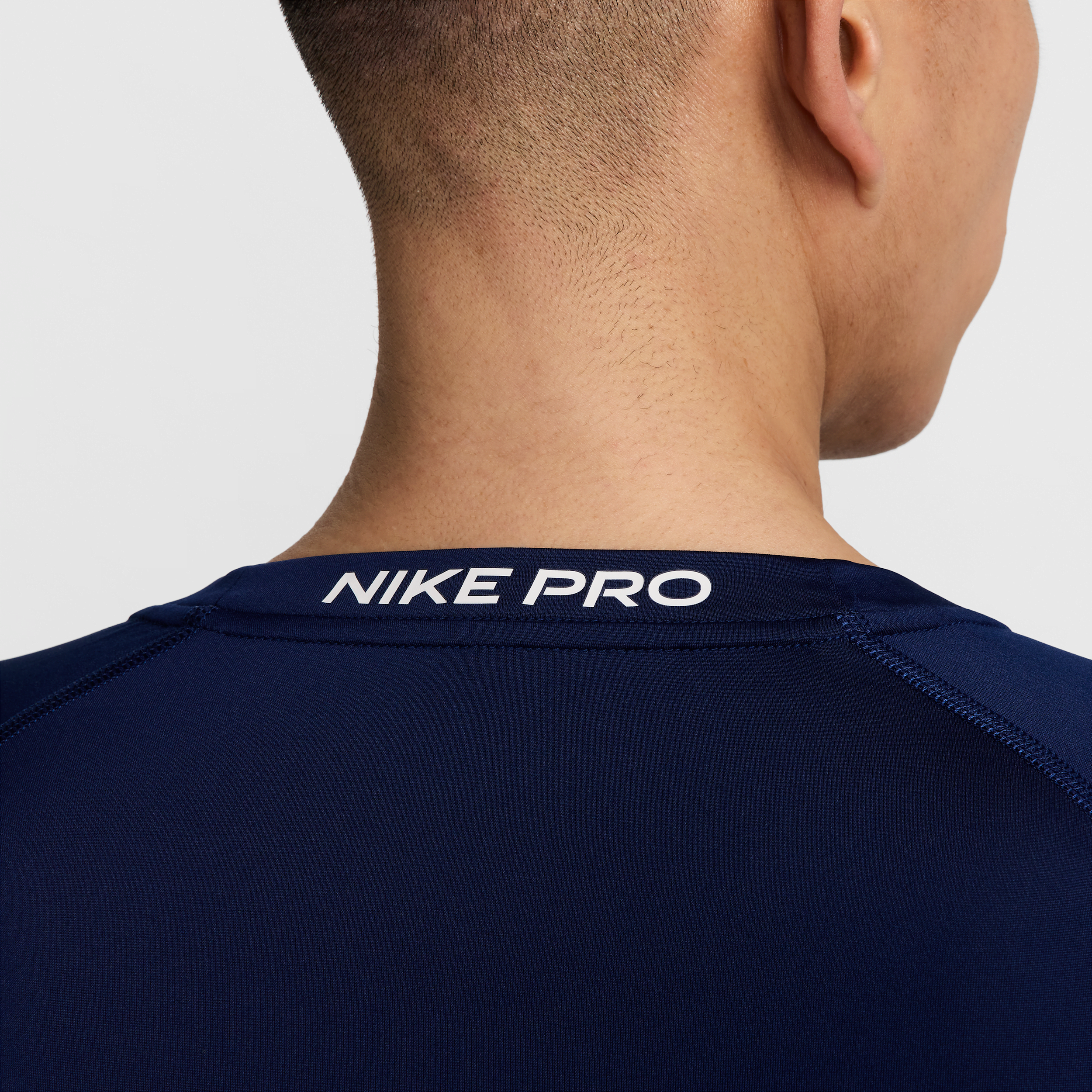 Haut de fitness ajusté à manches longues Dri-FIT Nike Pro pour homme - Bleu