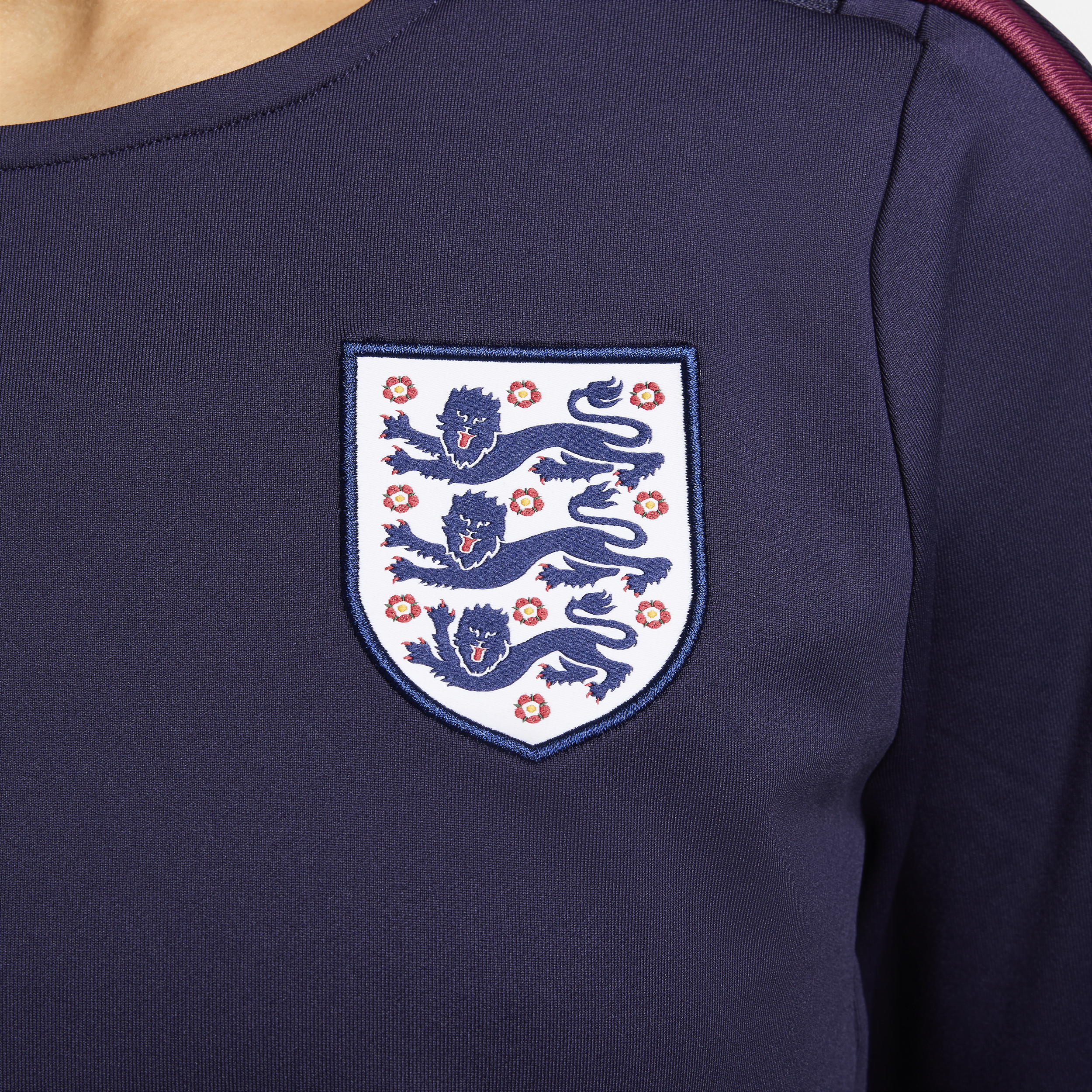Nike Engeland Strike Dri-FIT voetbaltop met ronde hals voor dames Paars