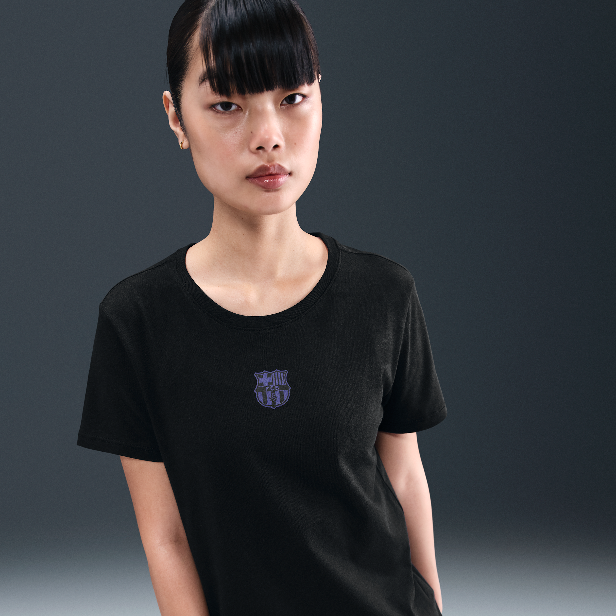 Nike FC Barcelona  voetbalshirt voor dames - Zwart