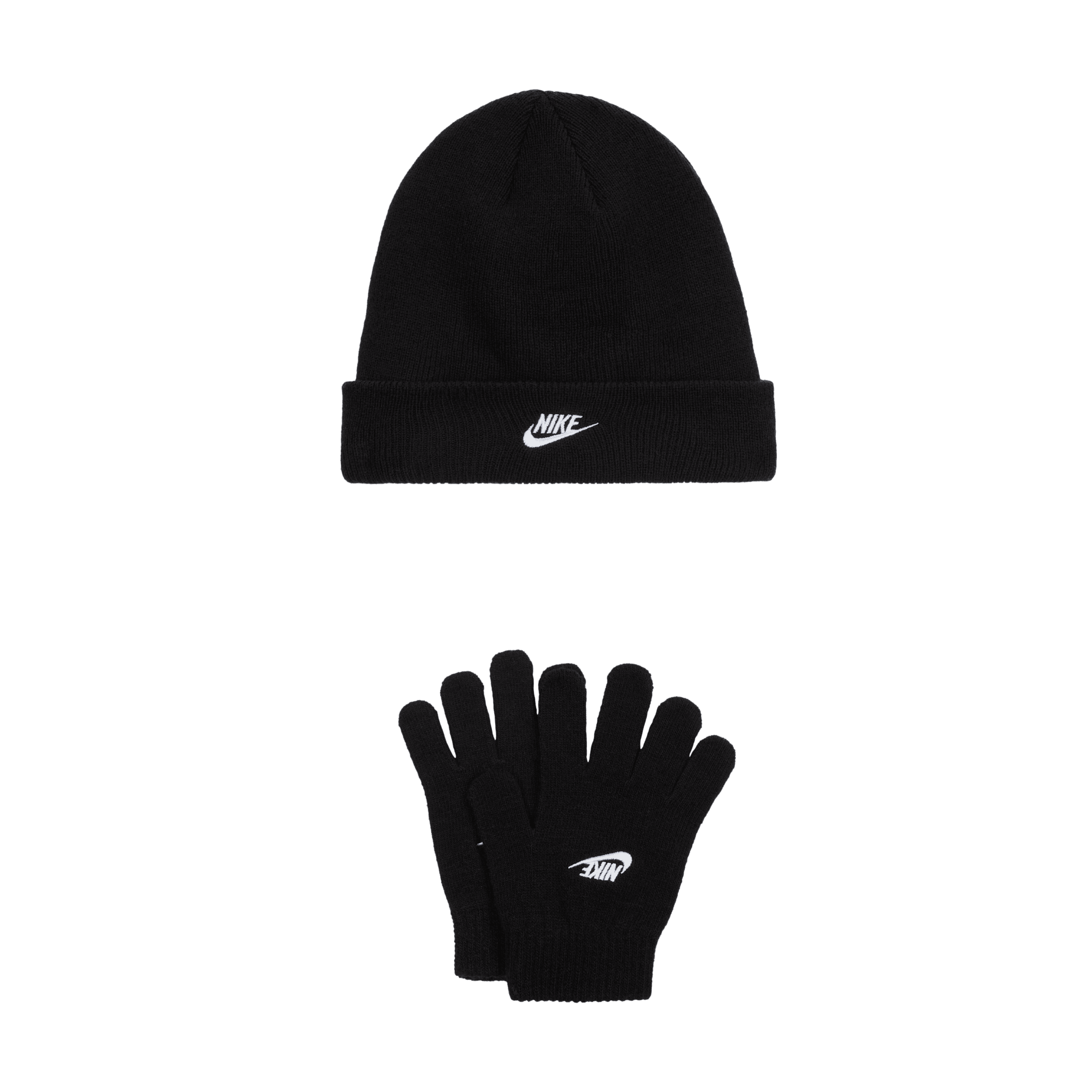 Ensemble bonnet et gants de club Nike pour enfant - Noir
