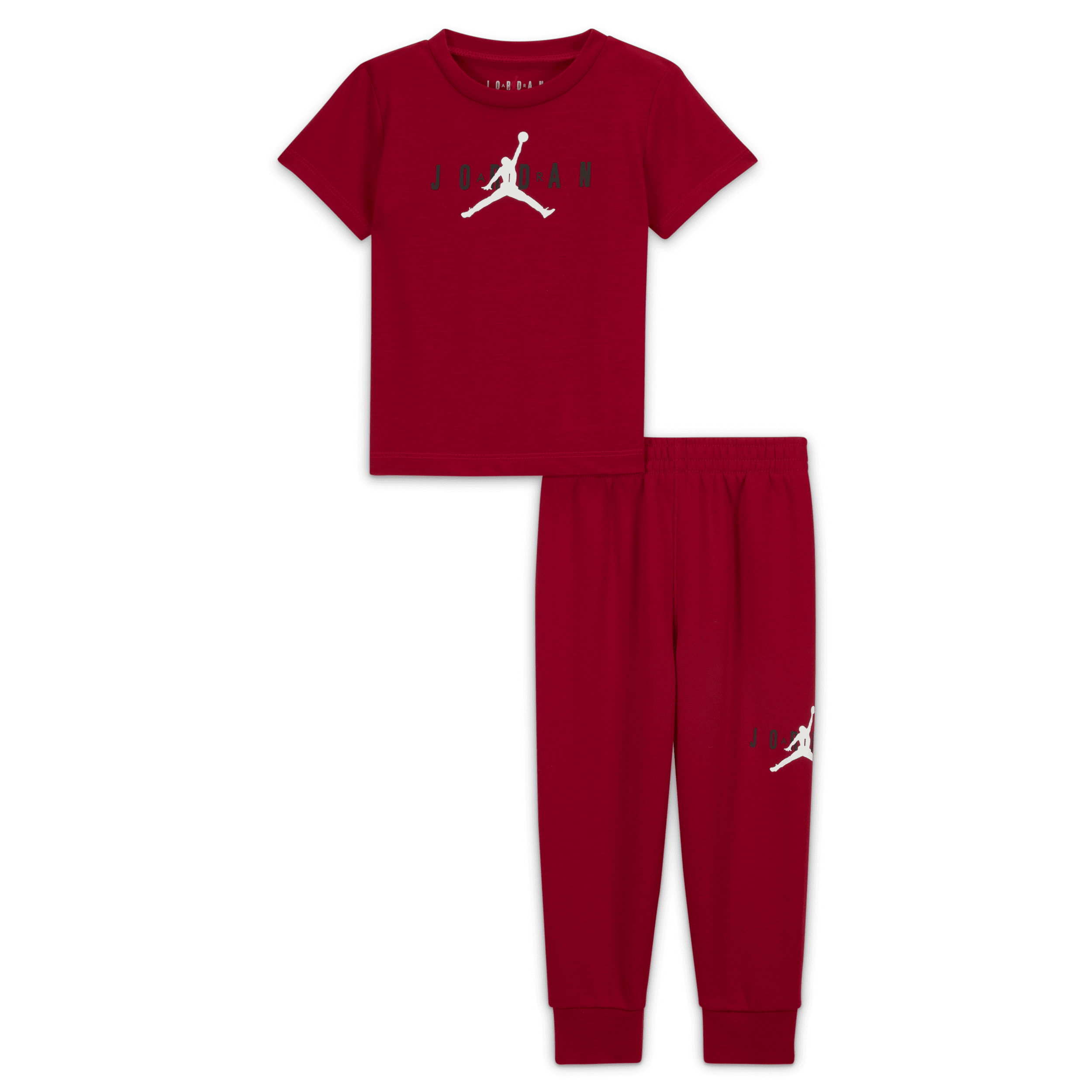 Image of Jordan Jumpman Babyset met duurzame broeken (12–24 maanden) - Rood