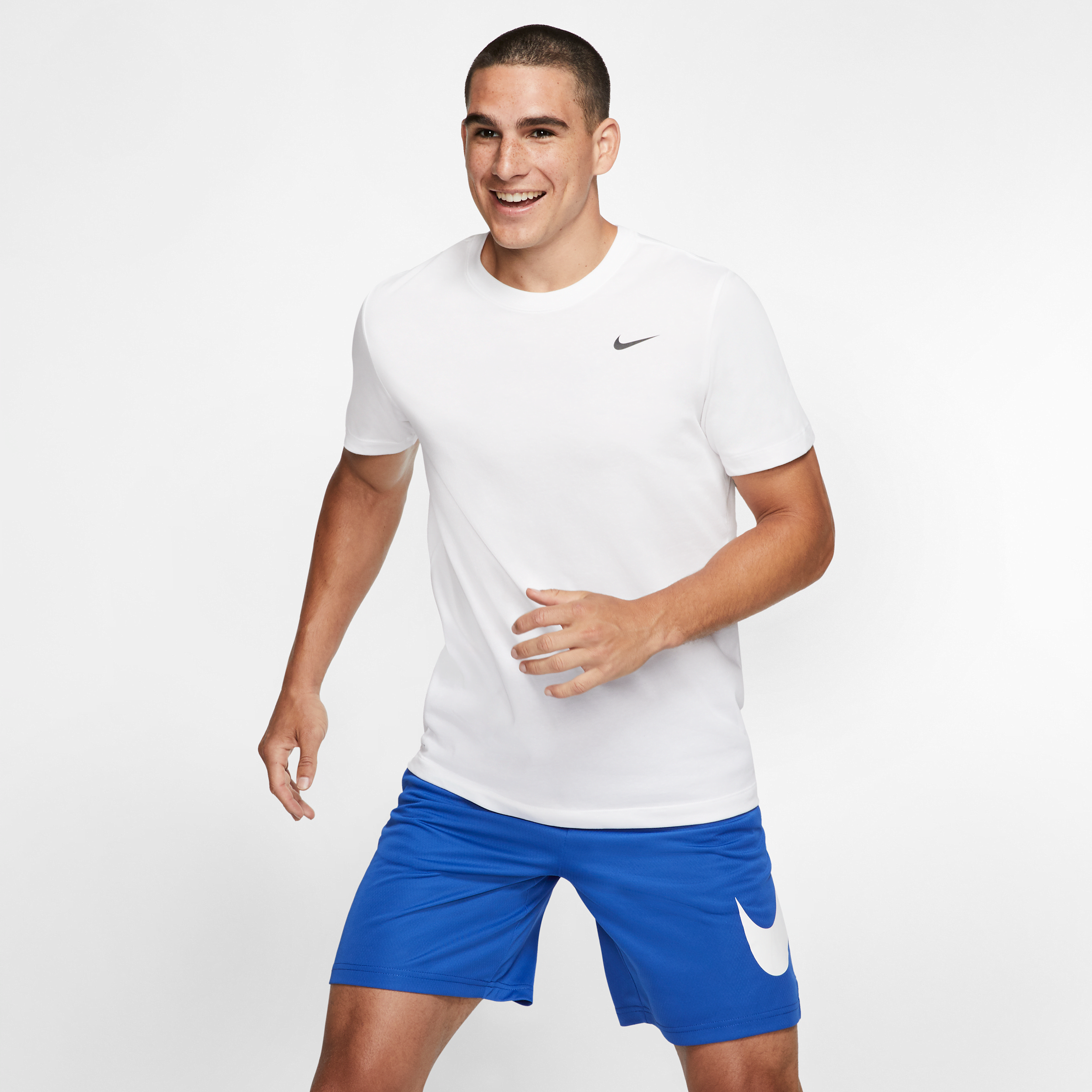 Thumbnail - Nike Dri-FIT Fitness-T-Shirt für Herren - Weiß