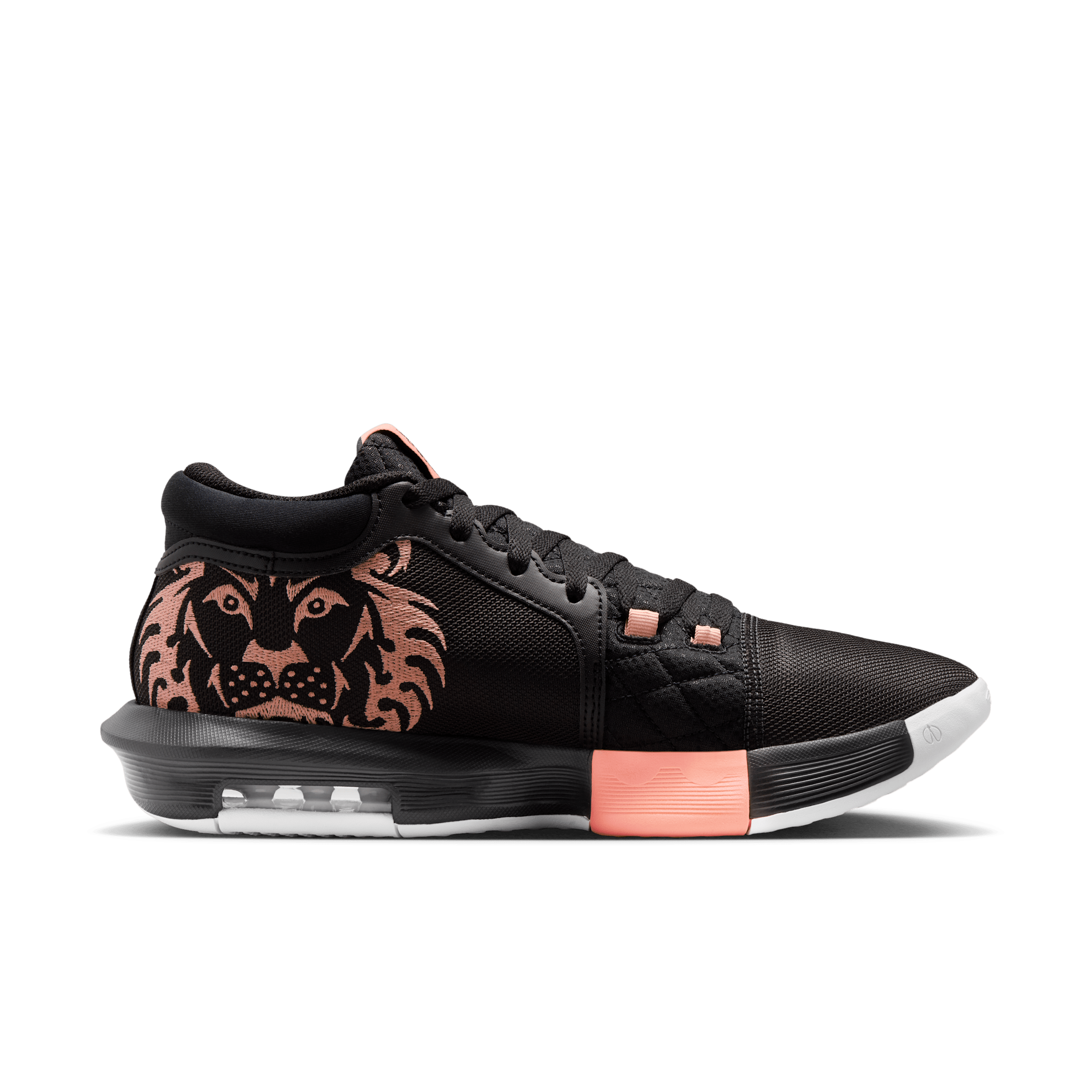 Nike LeBron Witness 8 Black Apricot Agate White - HQ2139-001