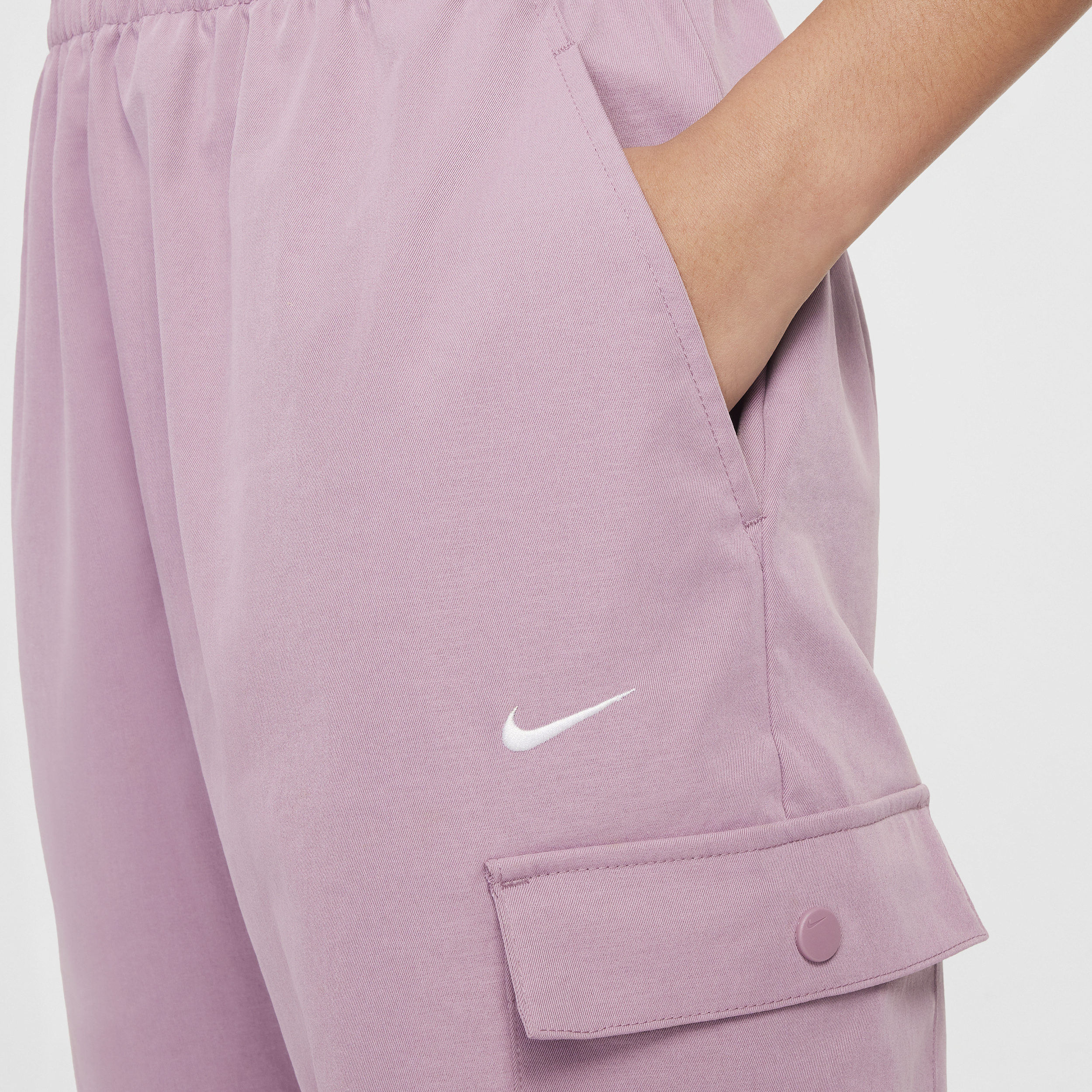 Pantalon cargo Nike Sportswear pour fille - Pourpre