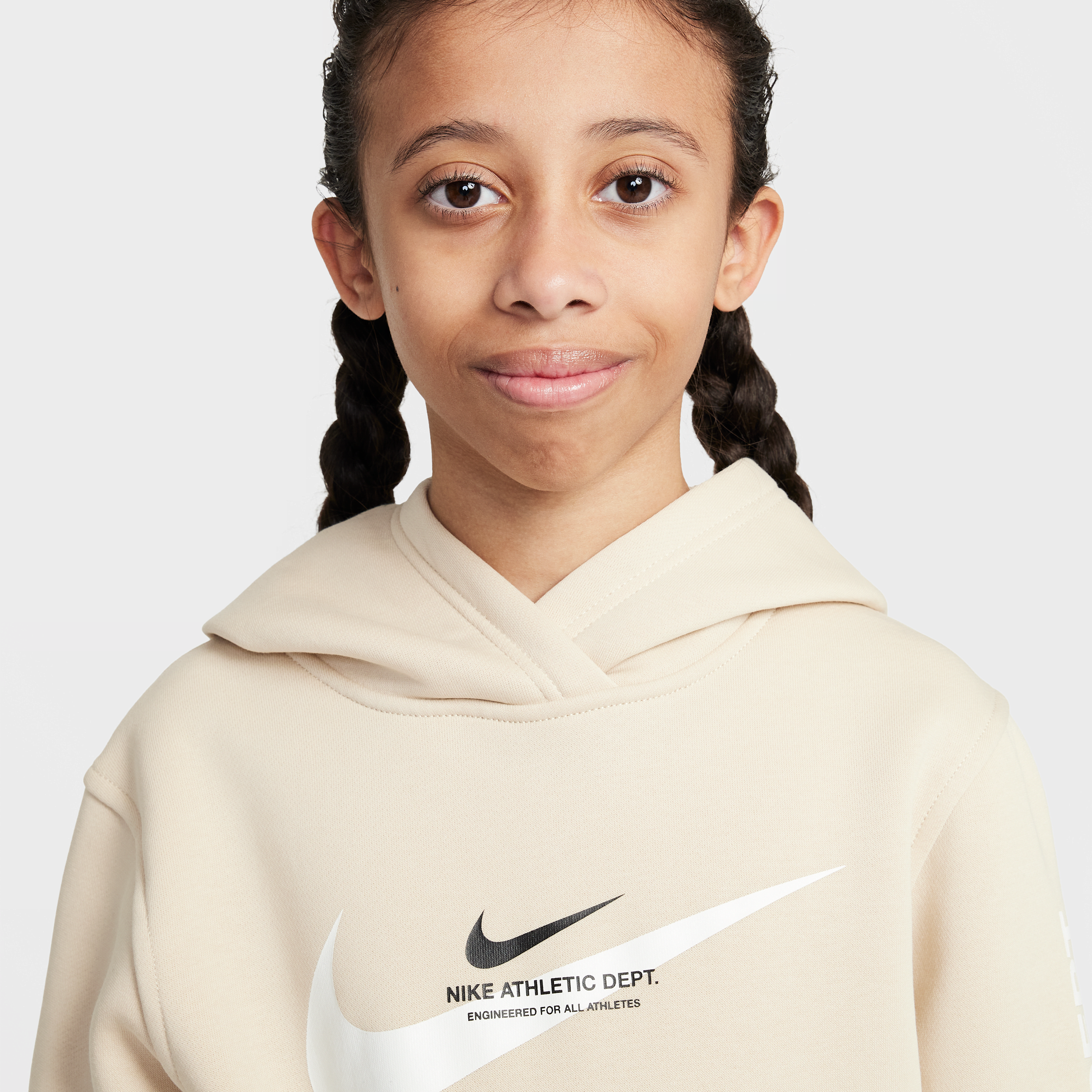 Sweat à capuche en tissu Fleece Nike Sportswear pour ado - Marron