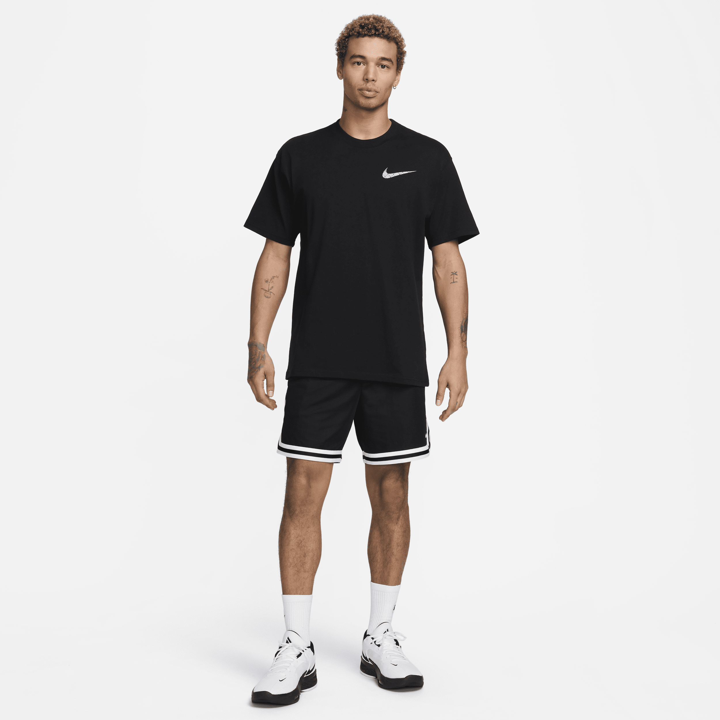 Nike Max90 basketbalshirt voor heren Zwart