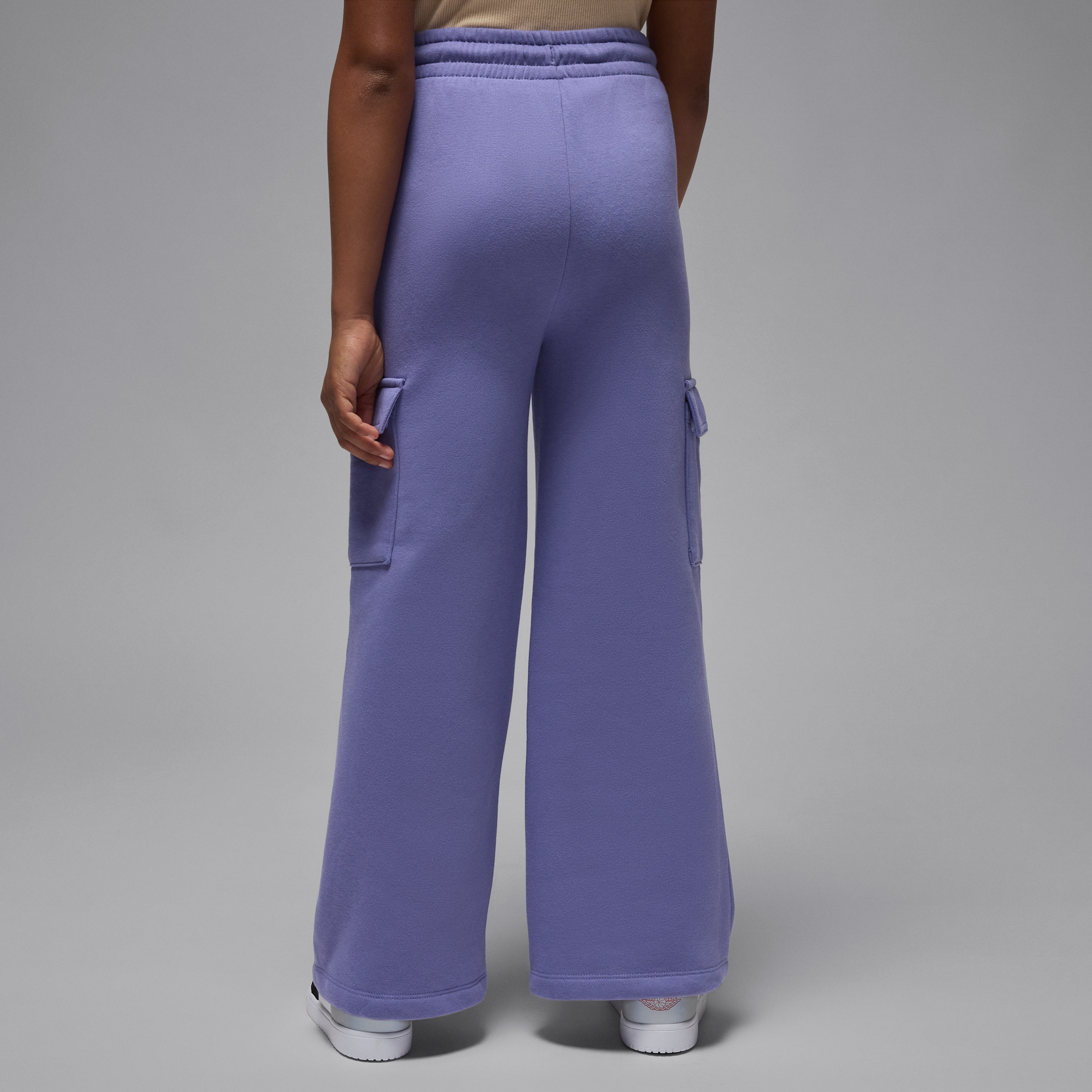 Thumbnail - Jordan Brooklyn Fleece-Cargohose (ältere Kinder) - Lila