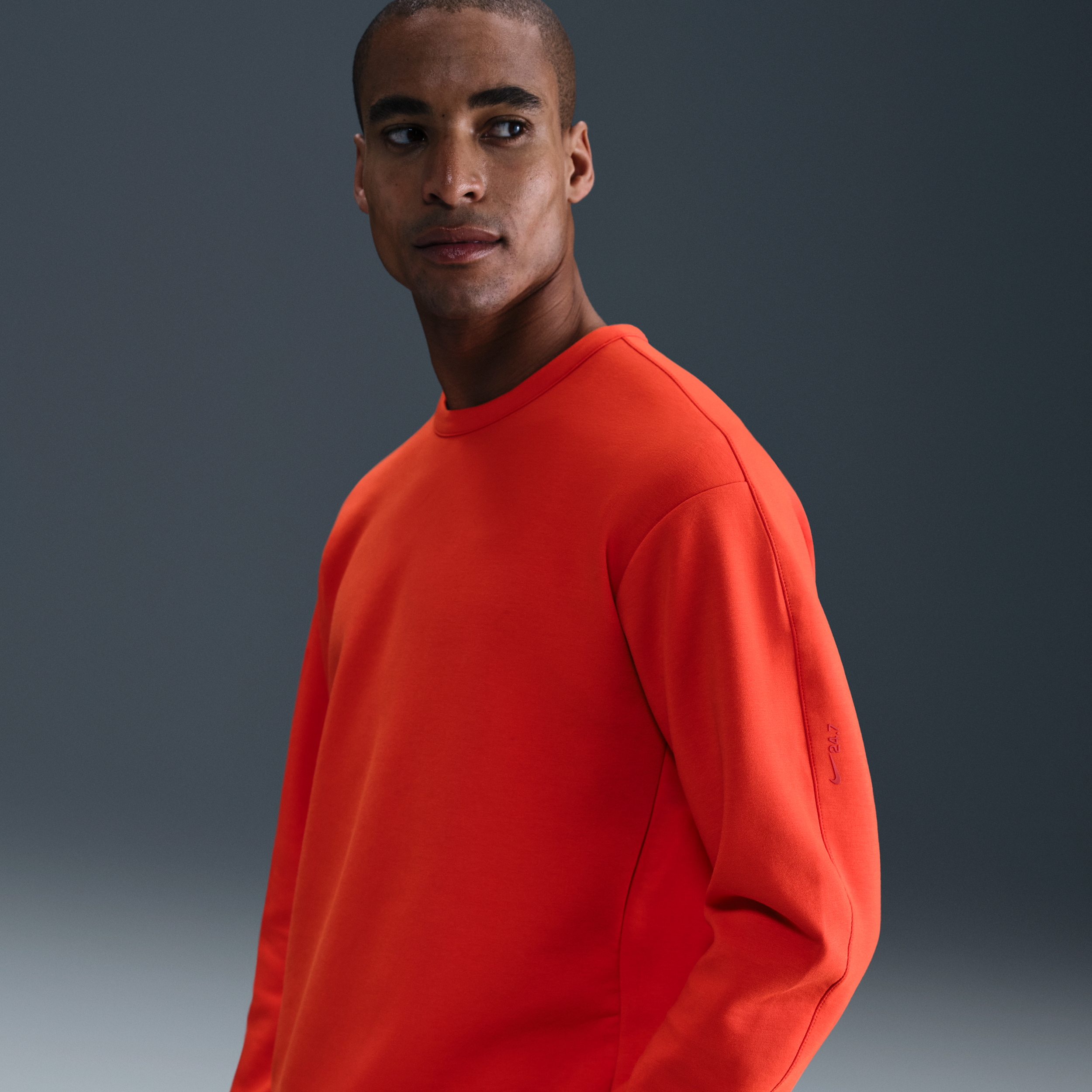 Nike 24.7 ImpossiblySoft Men's Dri-FIT Crew - Red