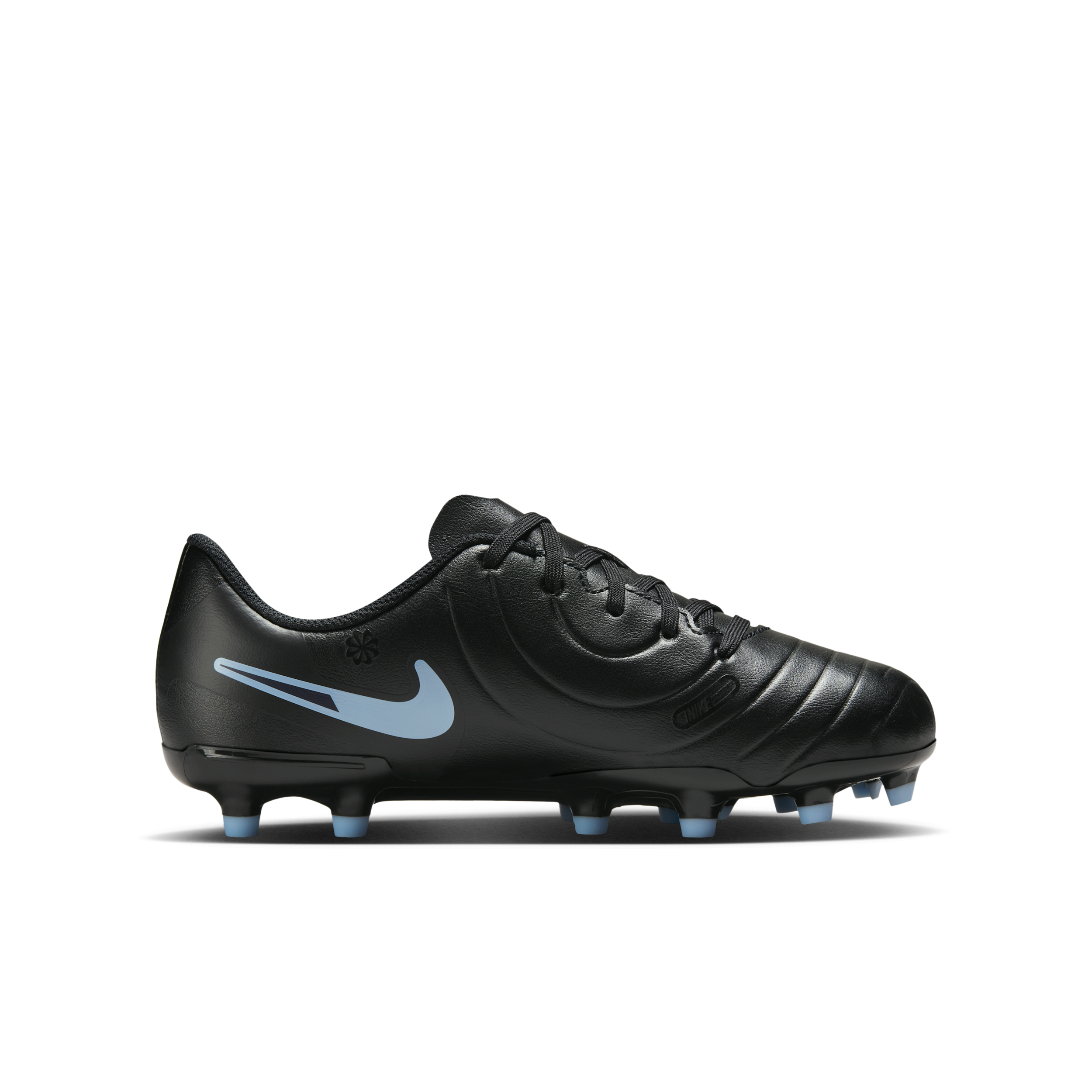 Thumbnail - Nike Jr. Tiempo Legend 10 Club Low-Top-Fußballschuh für verschiedene Böden für jüngere/ältere Kinder - Schwarz