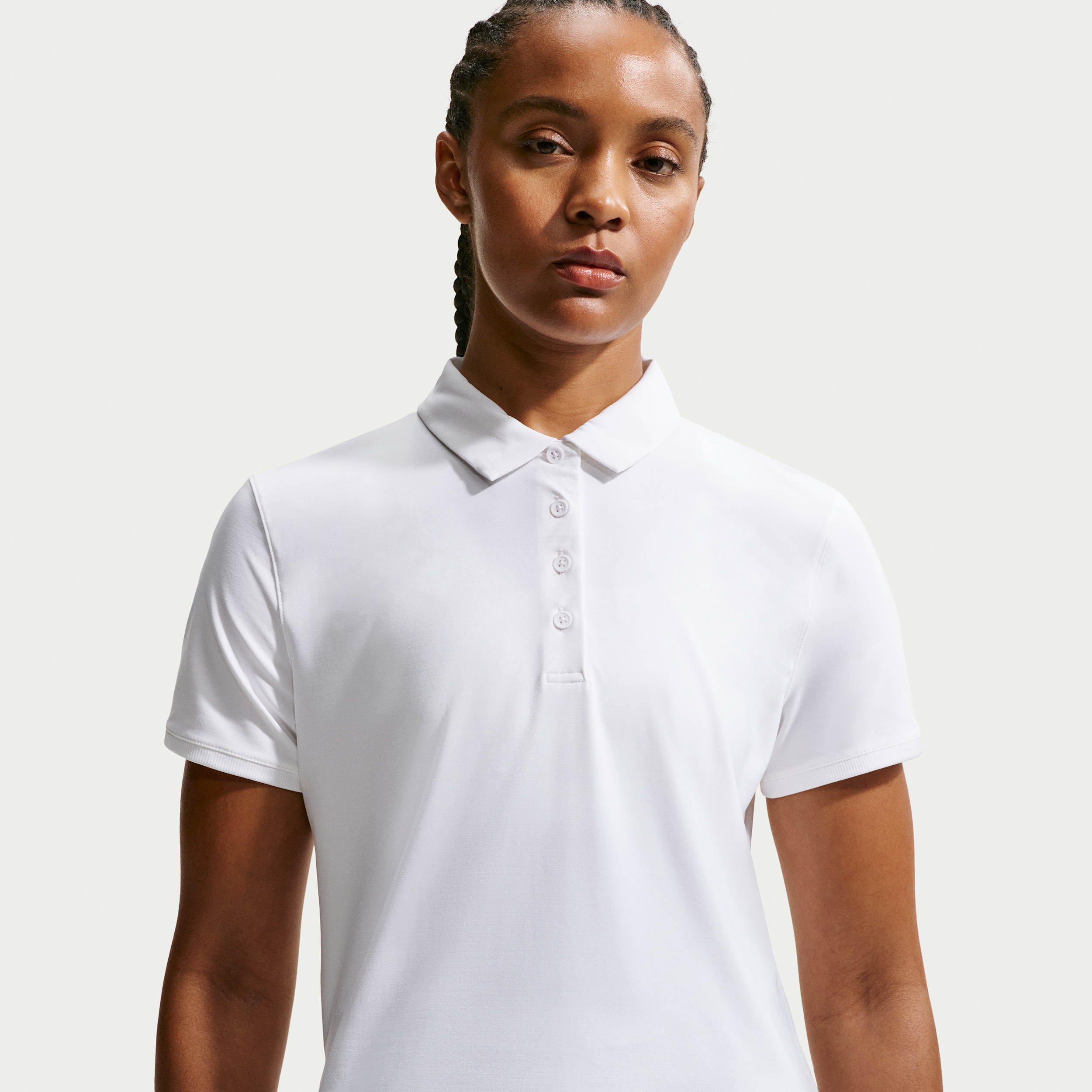 Thumbnail - Nike Victory Dri-FIT-Kurzarm-Golf-Poloshirt für Damen - Weiß