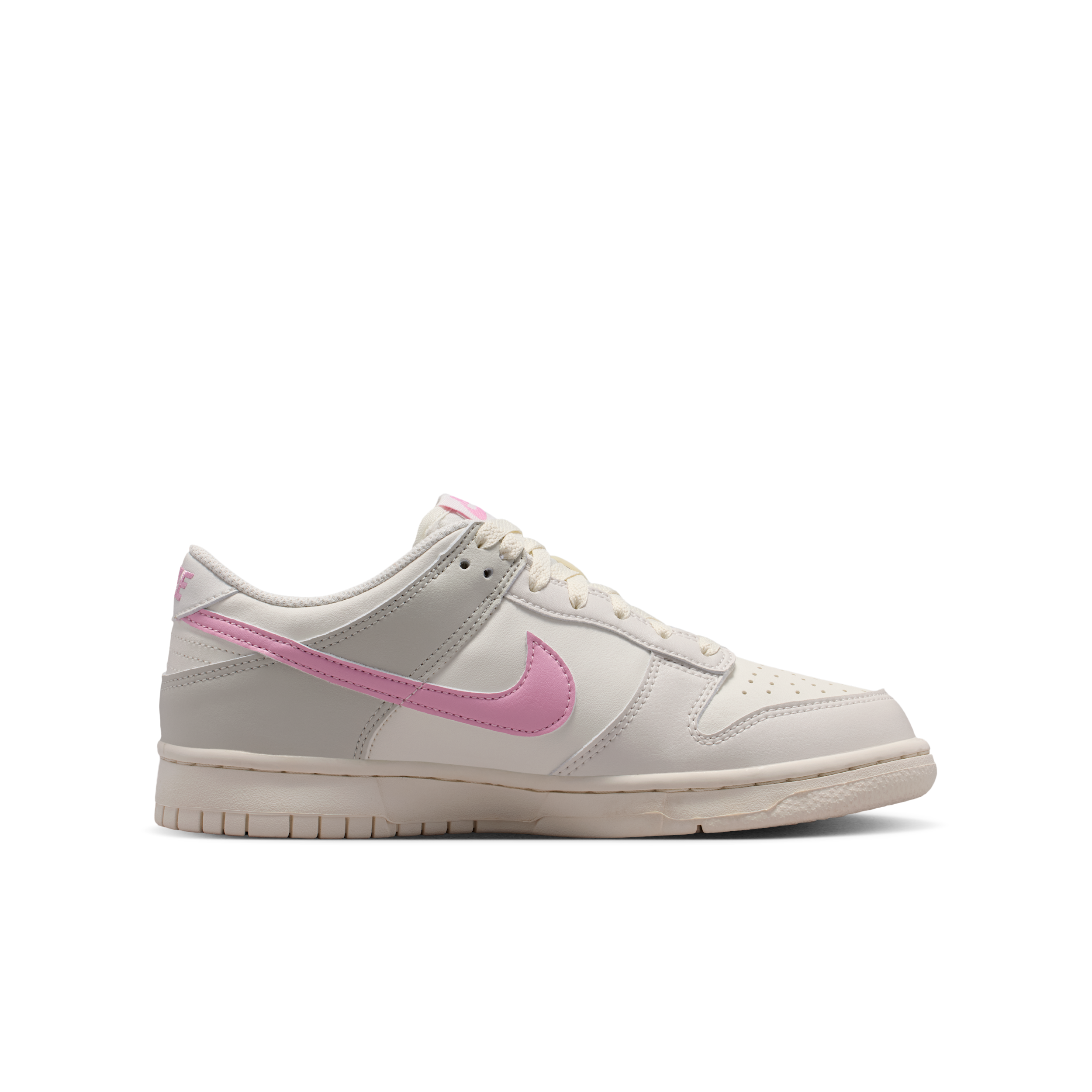 Nike Dunk Low-sko til større børn - hvid - IU7766-105