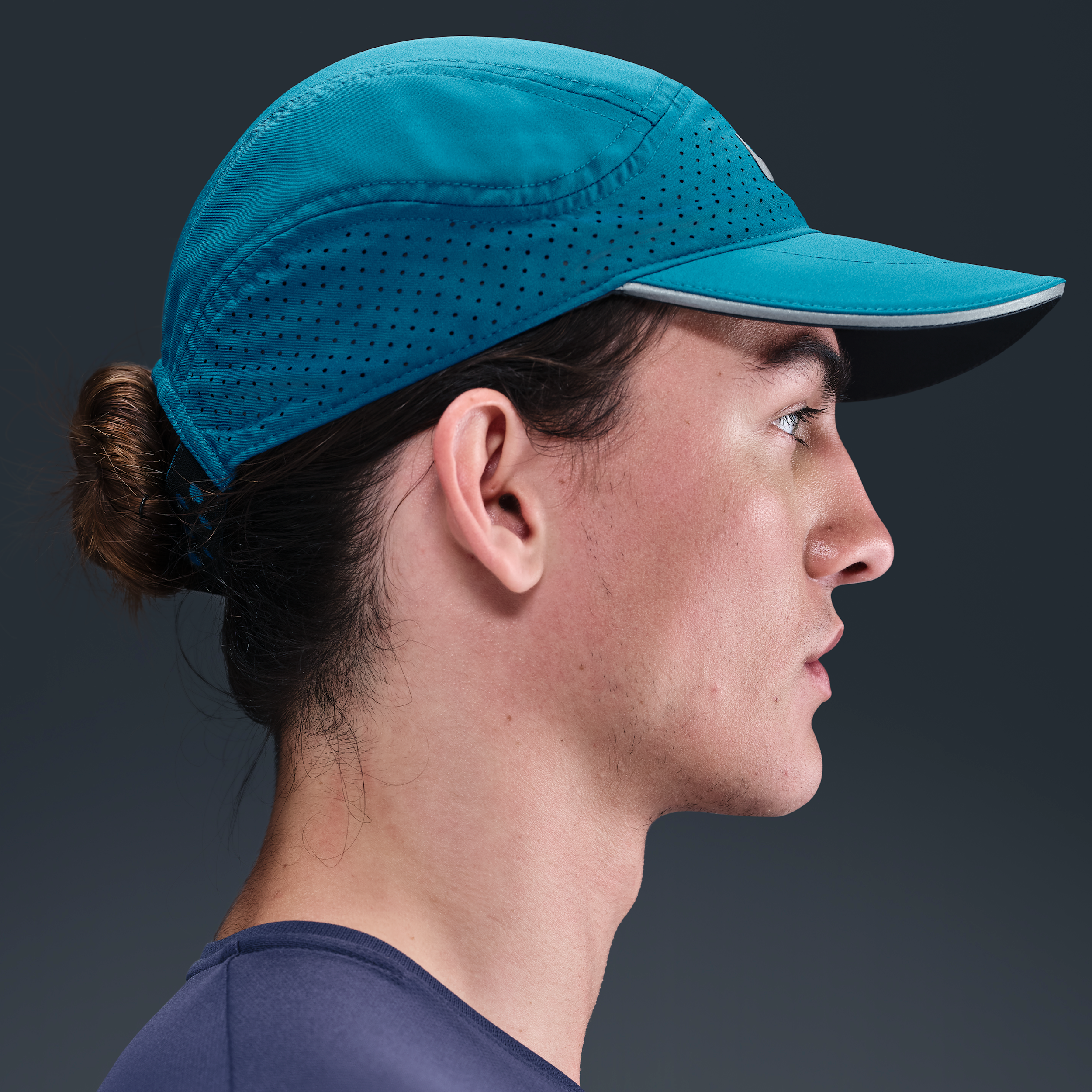 Thumbnail - Nike Fly Dri-FIT ADV Cap mit unstrukturiertem und reflektierendem Design - Blau