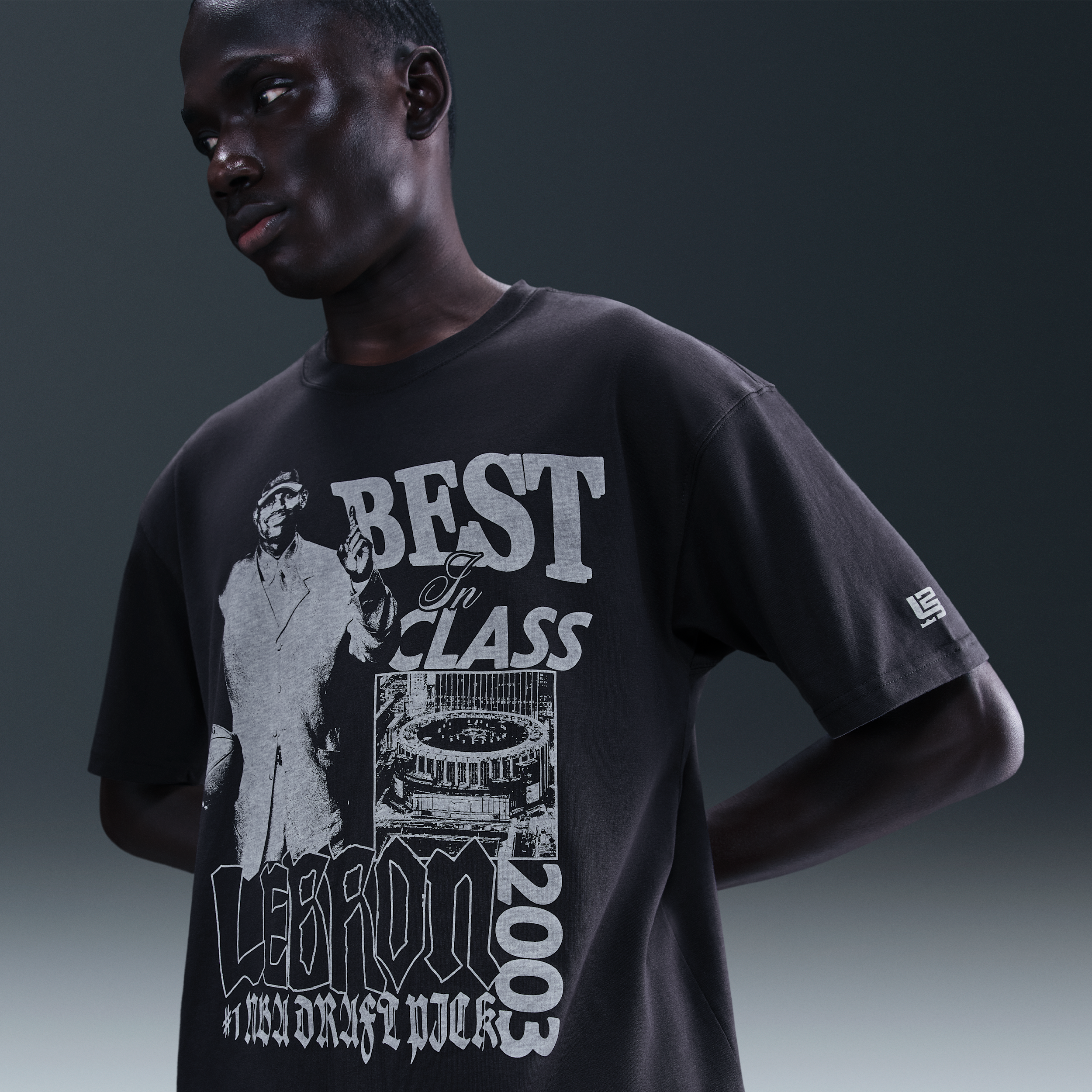 Thumbnail - LeBron "Best In Class" Basketball-T-Shirt (Herren) - Schwarz