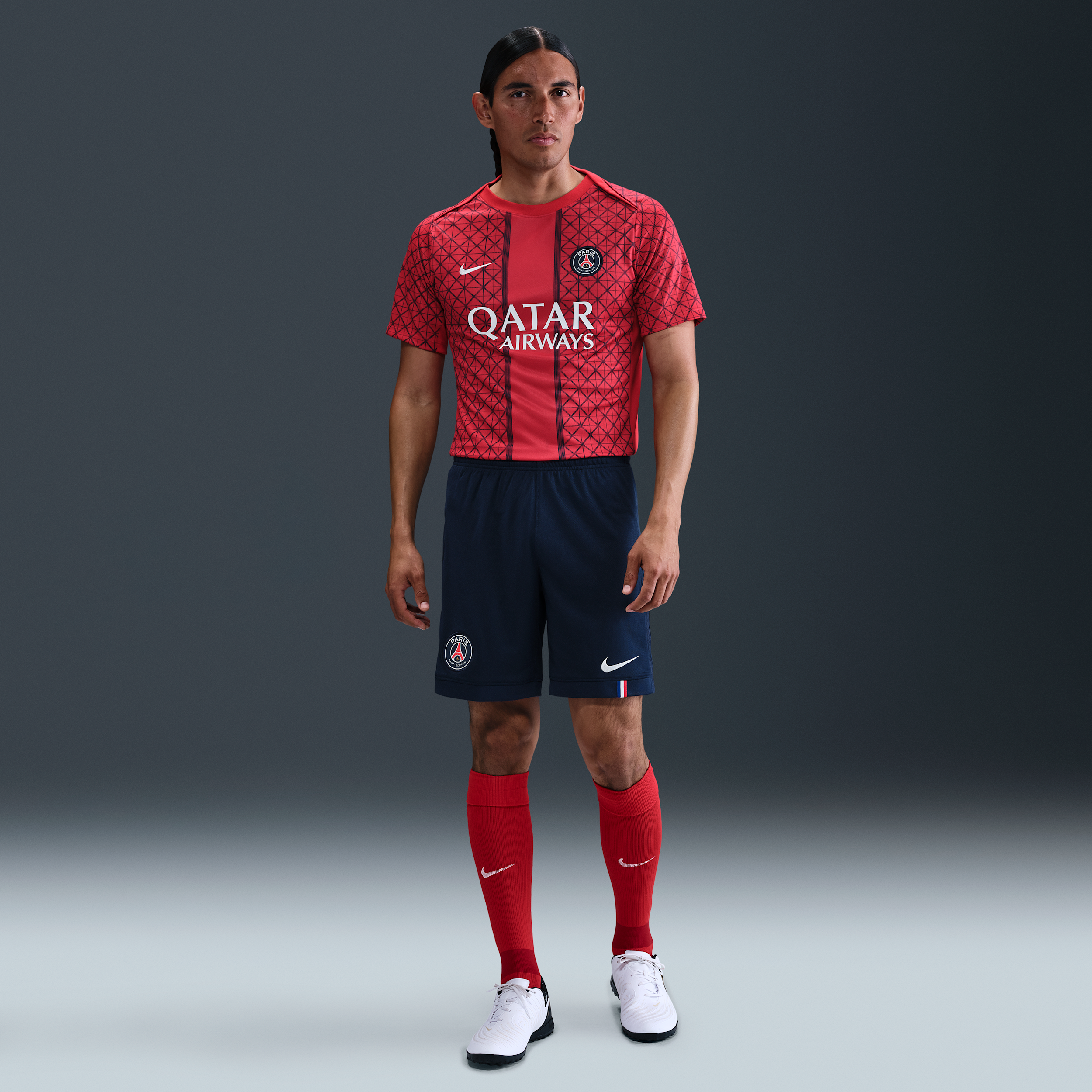 Nike Paris Saint-Germain 2025 26 Stadium Thuis Dri-FIT replicavoetbalshorts voor heren Blauw