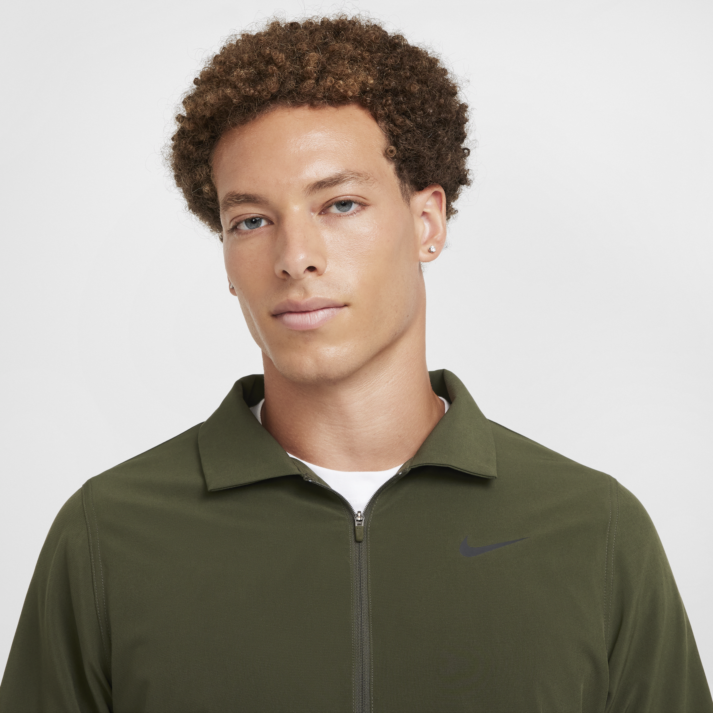 Veste de golf à zip déperlante Nike Tour pour homme - Vert