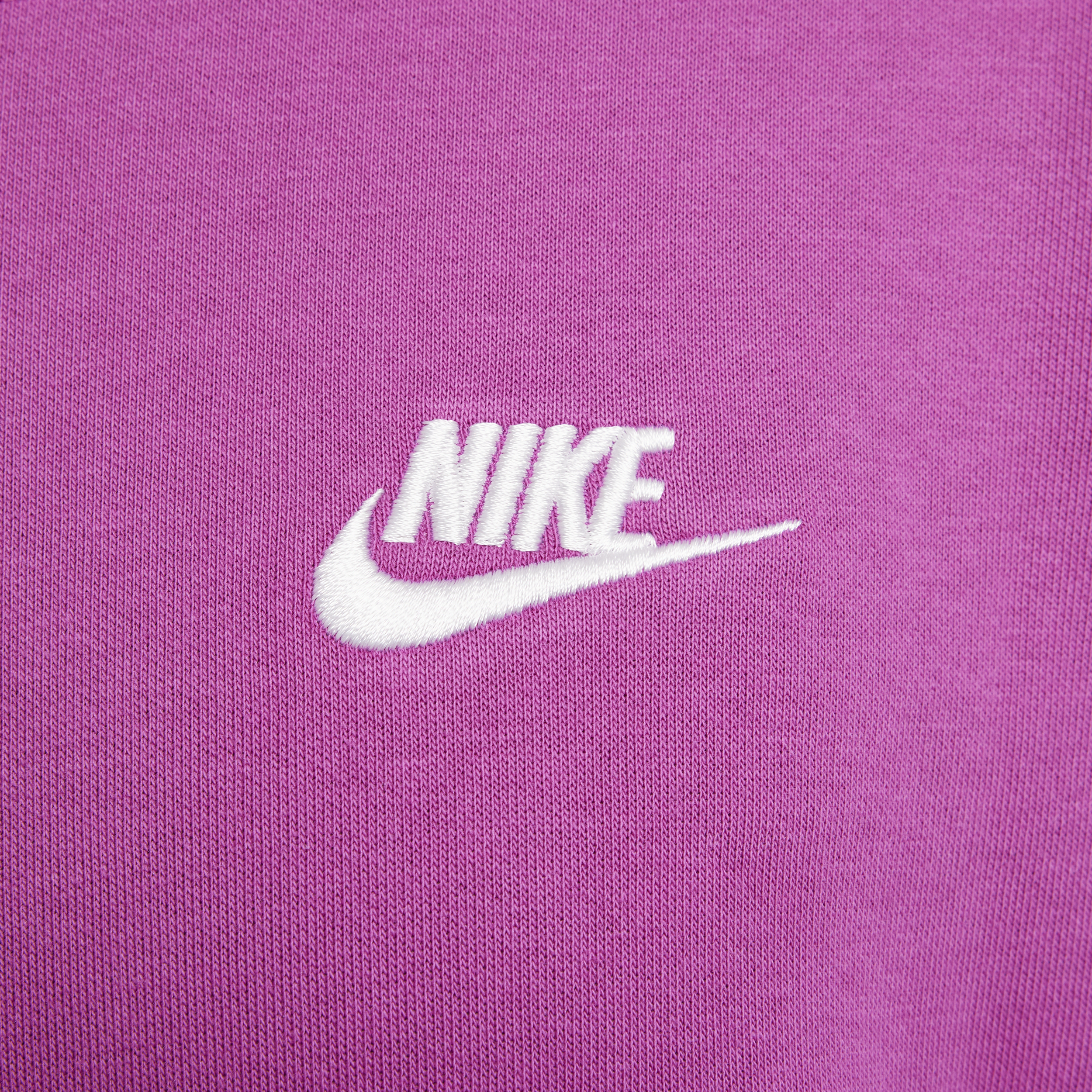 Sweat oversize Nike Sportswear Club Fleece pour ado - Pourpre