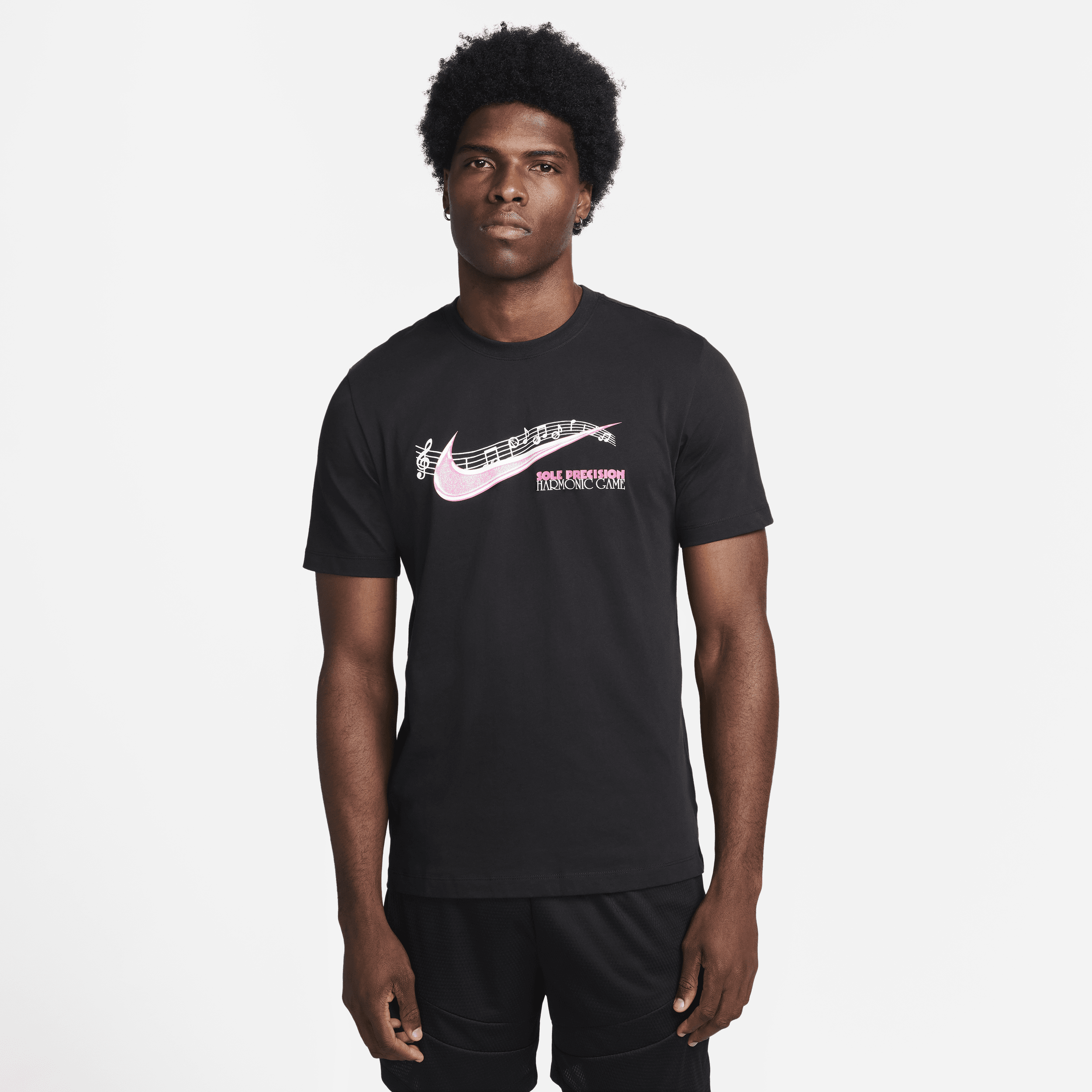 Nike Basketbalshirt voor heren Zwart