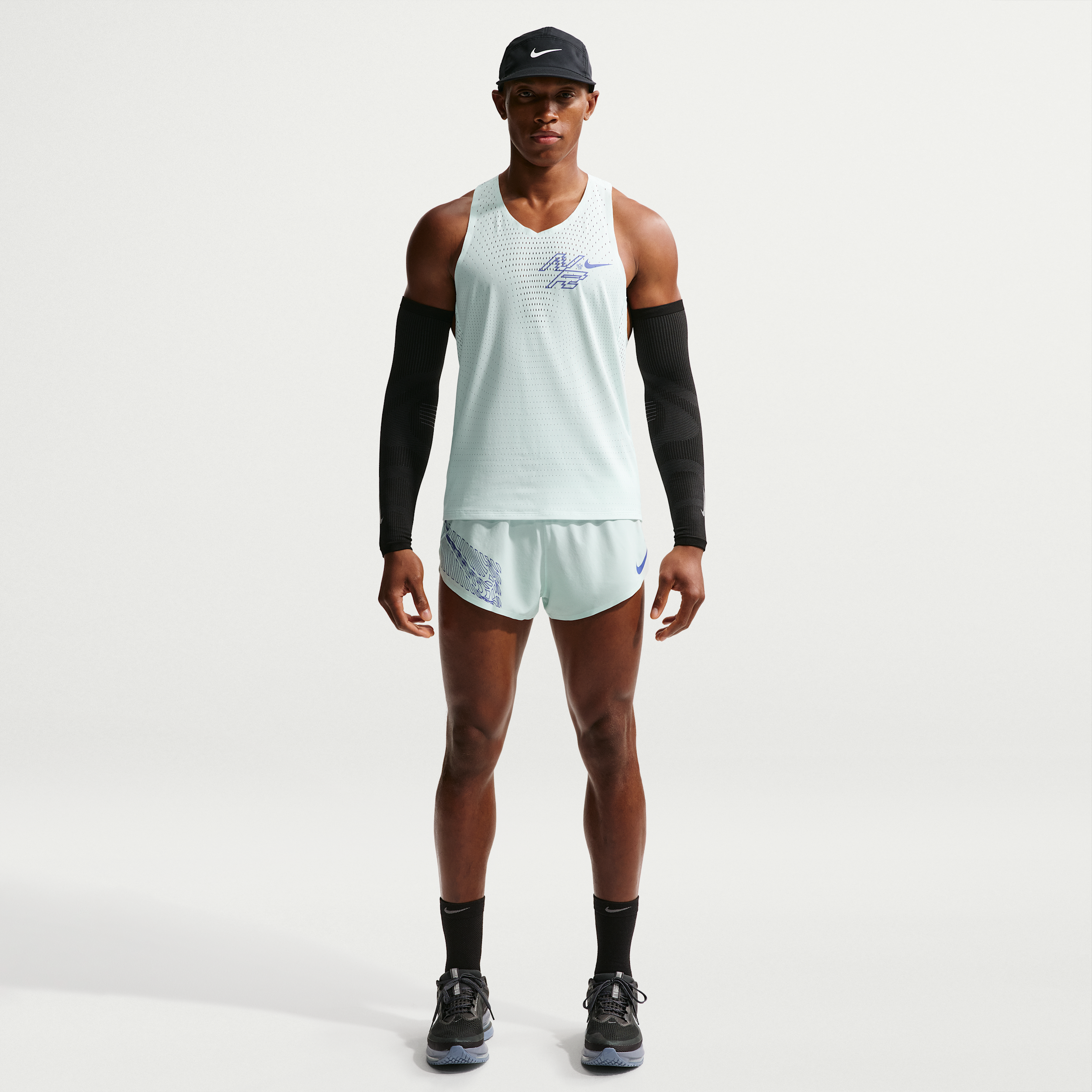 Shorts da running con slip foderato 5 cm Dri-FIT ADV Nike AeroSwift – Uomo - Verde