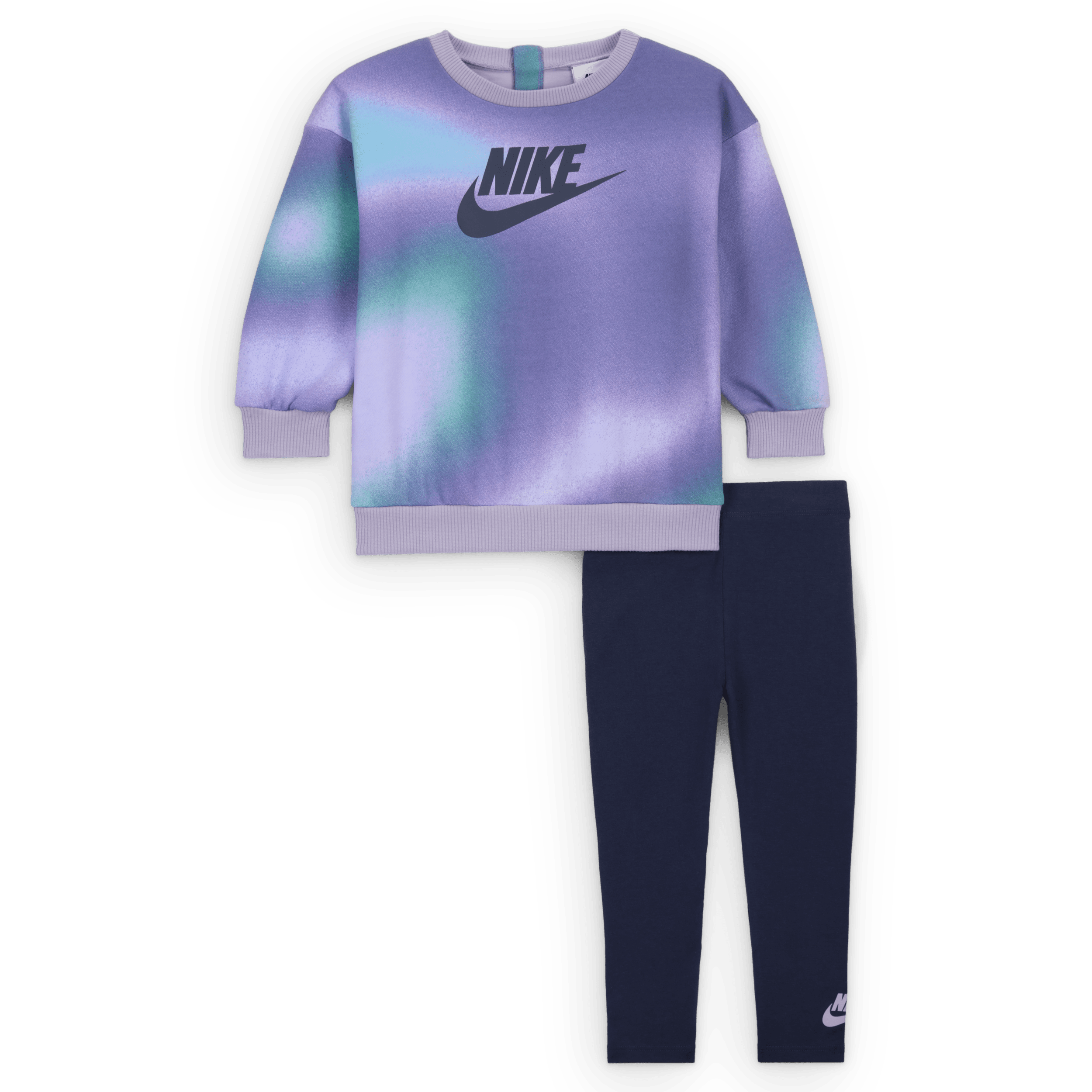 Ensemble haut et legging Nike Solarized pour bébé (12 - 24 mois) - Bleu