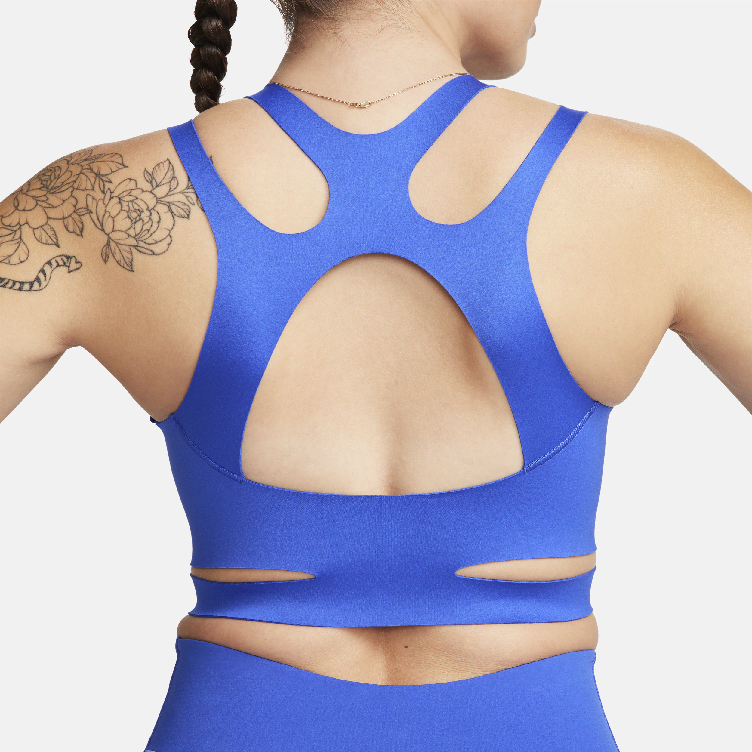 Nike FutureMove non-padded sport-bh met bandjes en lichte ondersteuning Blauw