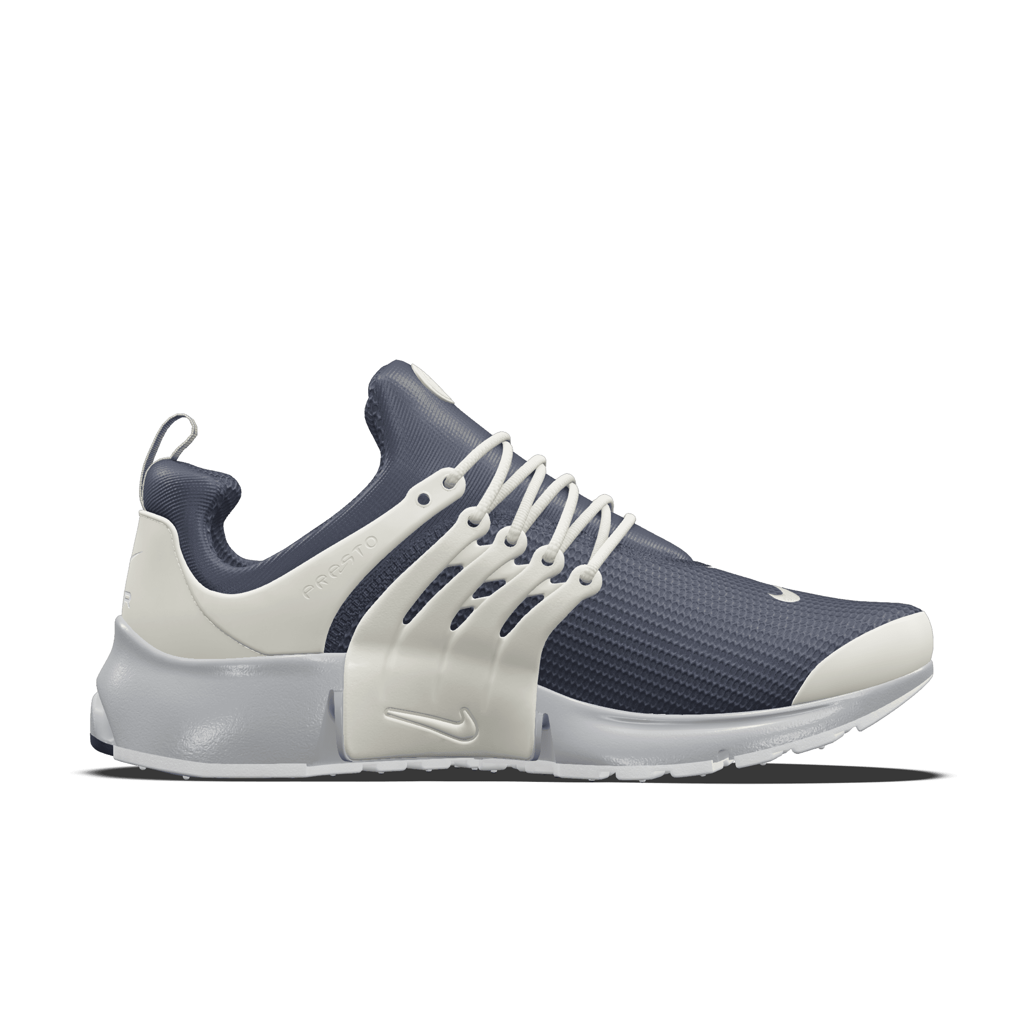 Custom Nike Air Presto By You-sko til kvinder - blå - 8214320899