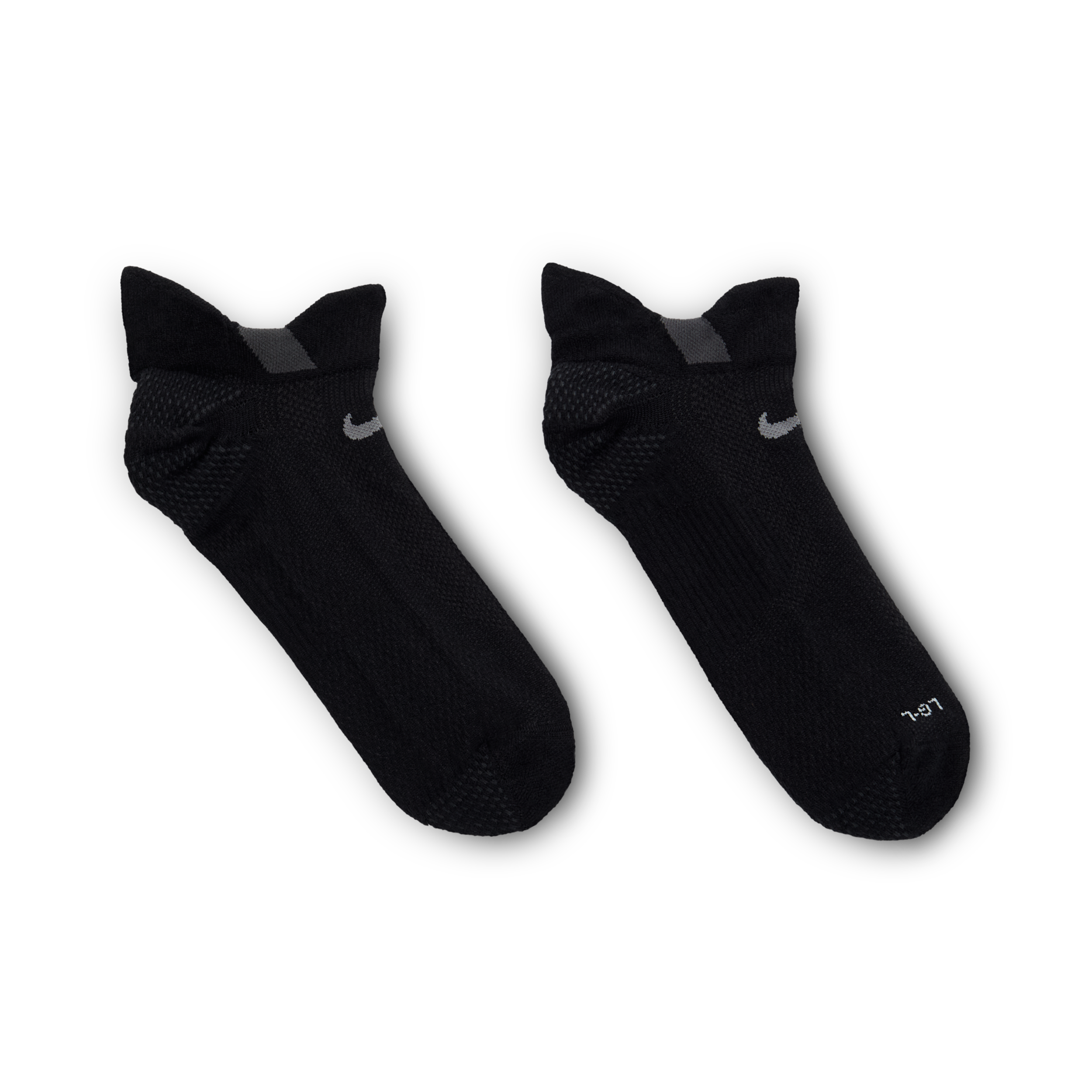 Thumbnail - Nike Running leichte No-Show-Socken (1 Paar) - Schwarz