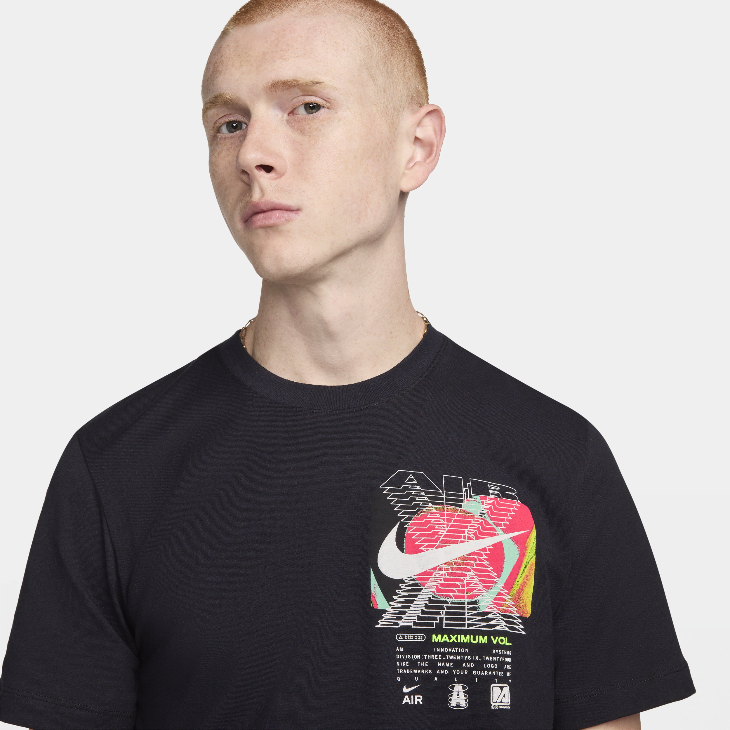 Nike Sportswear T-shirt met ronde hals voor heren Zwart