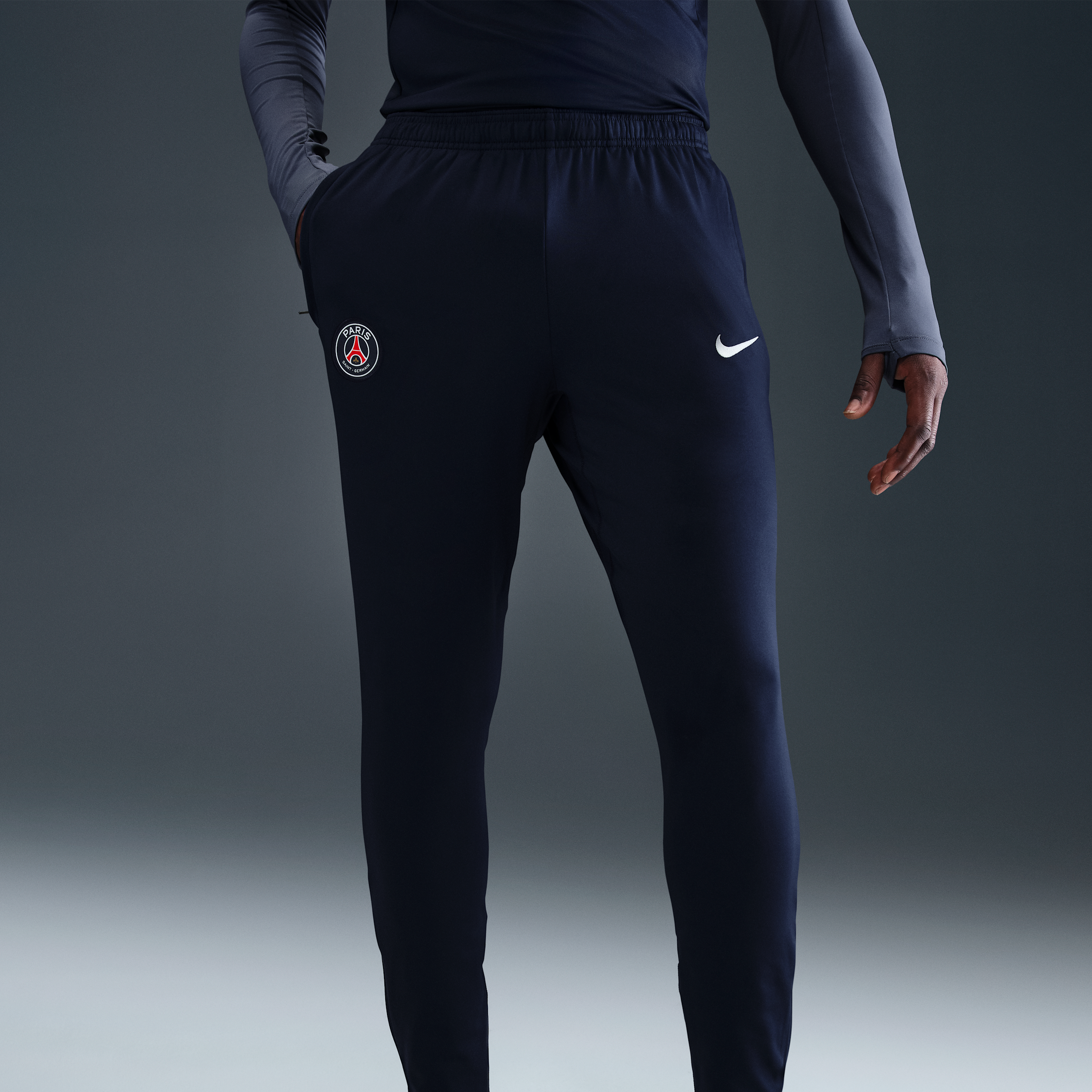 Thumbnail - Paris Saint-Germain Strike Nike Dri-FIT Strick-Fußballhose für Herren - Blau