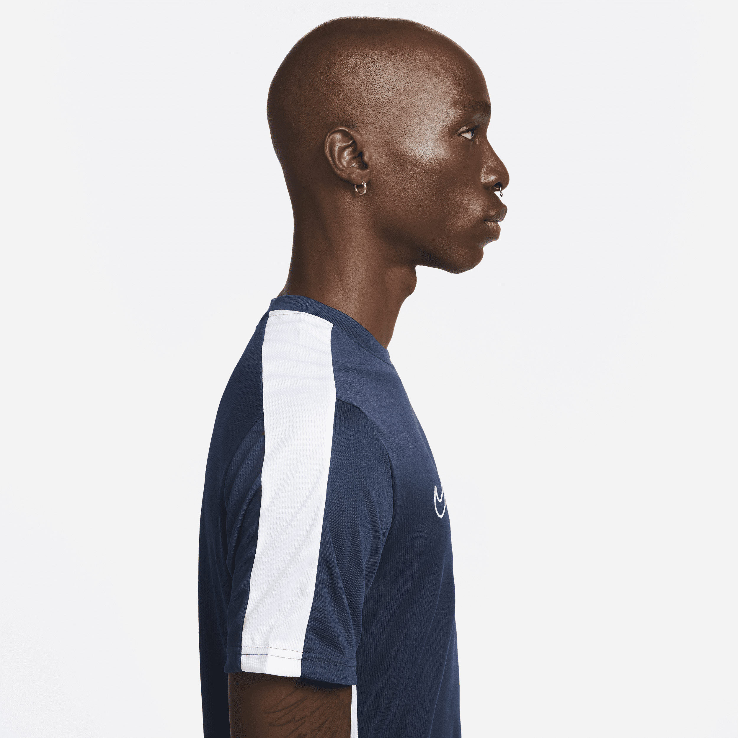 Haut de foot à manches courtes Nike Dri-FIT Academy pour homme - Bleu