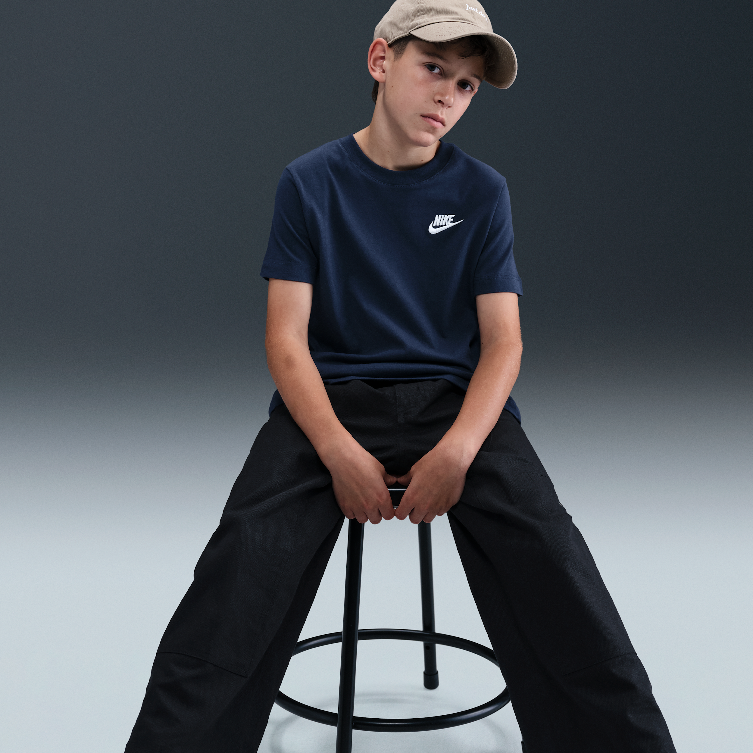 Thumbnail - Nike T-Shirt für ältere Kinder - Blau