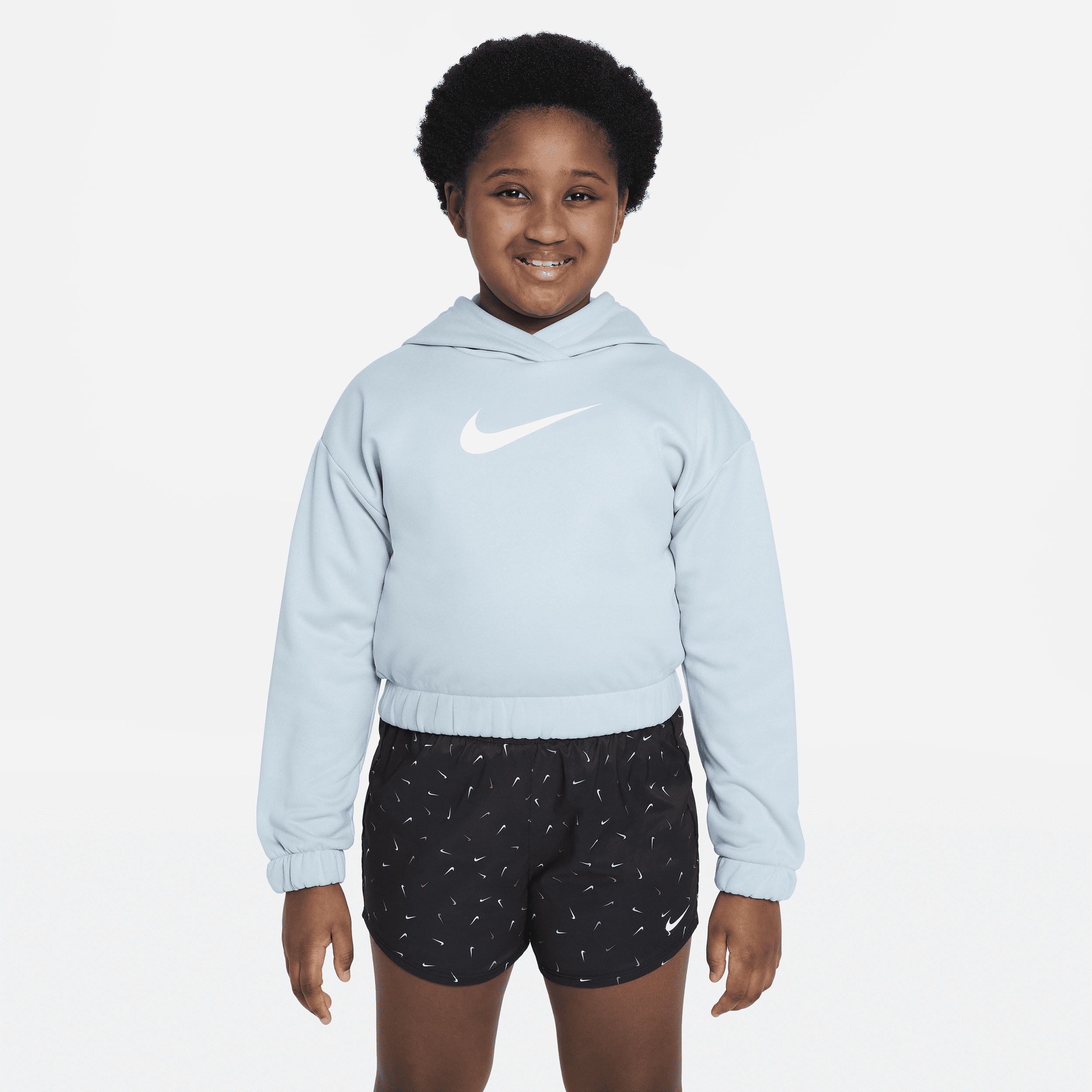 Nike Therma-Fit Hettegenser Til Store Barn (Jente) - Blå