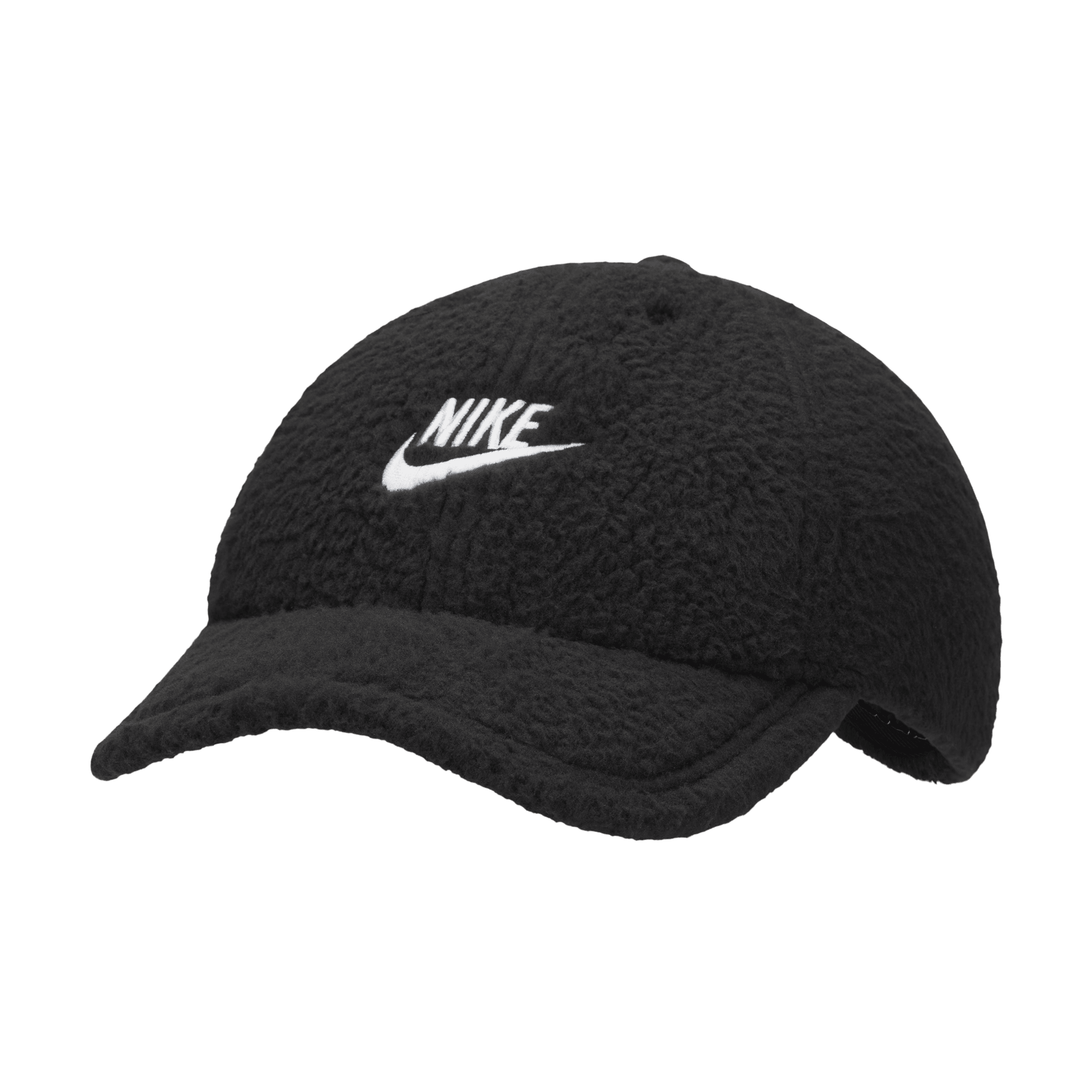 Nike Club Cap ongestructureerde pet met gebogen klep Zwart