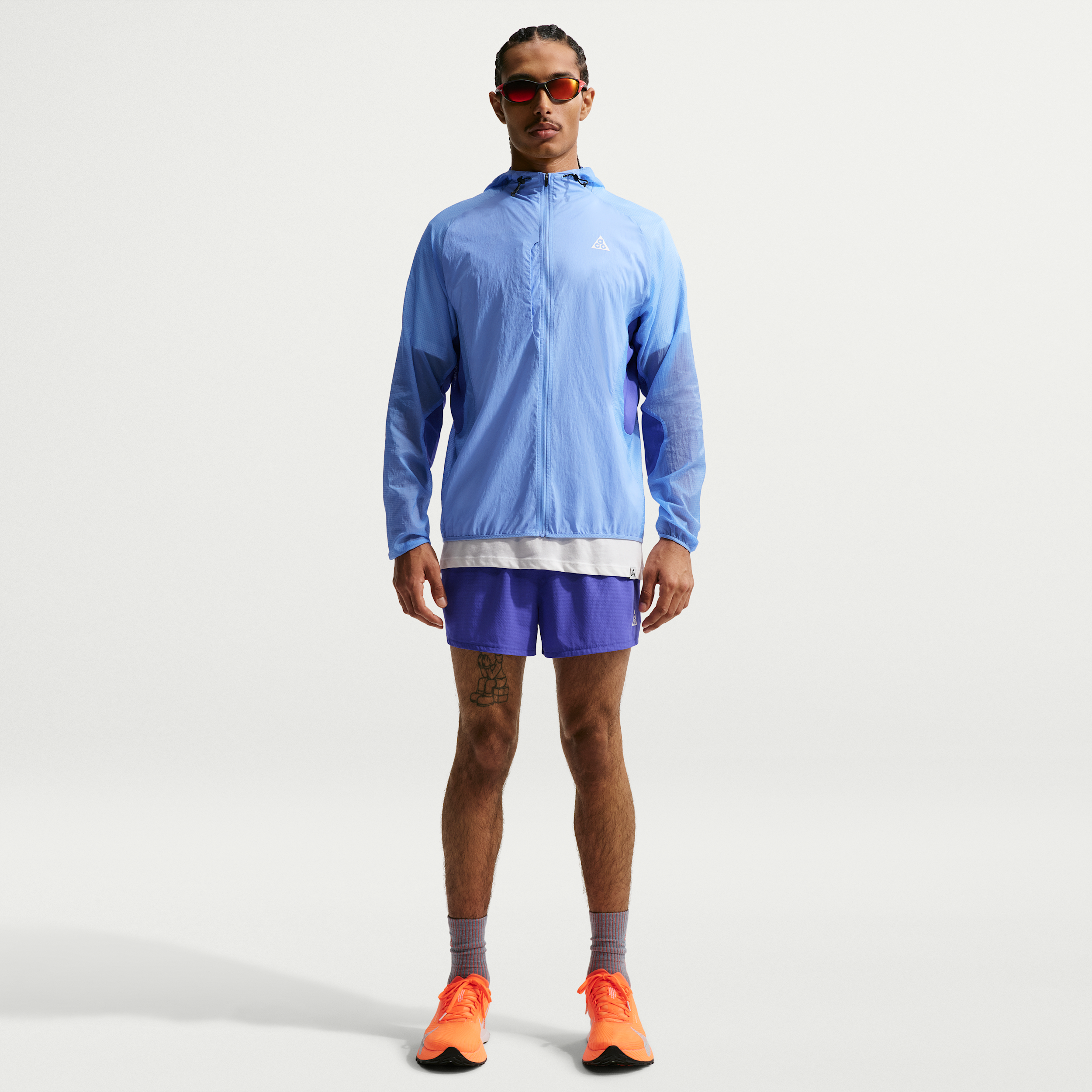 Shorts con slip 7,5 cm Dri-FIT ADV Nike ACG "Trailwind" – Uomo - Viola