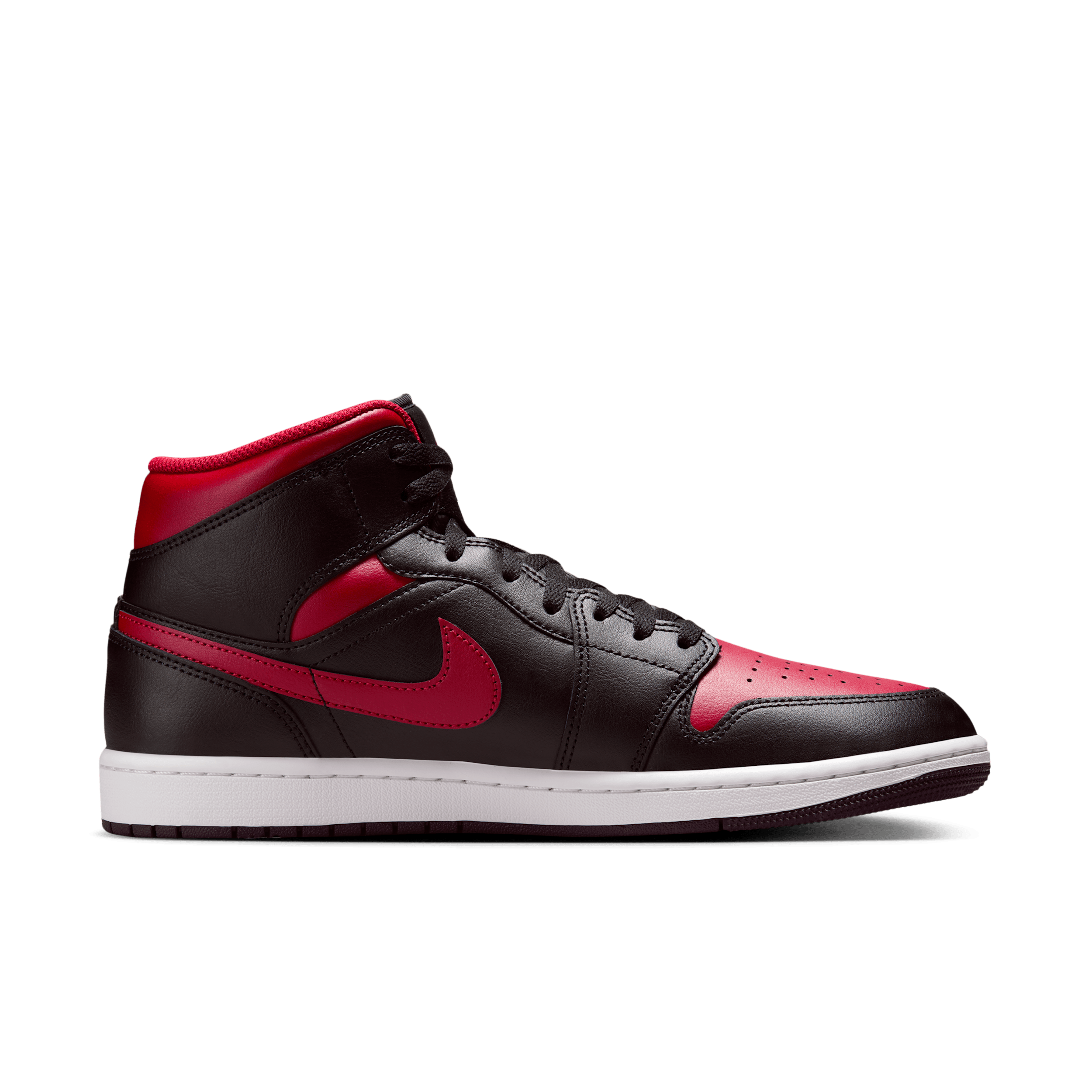 Chaussure Air Jordan 1 Mid pour Homme - Noir