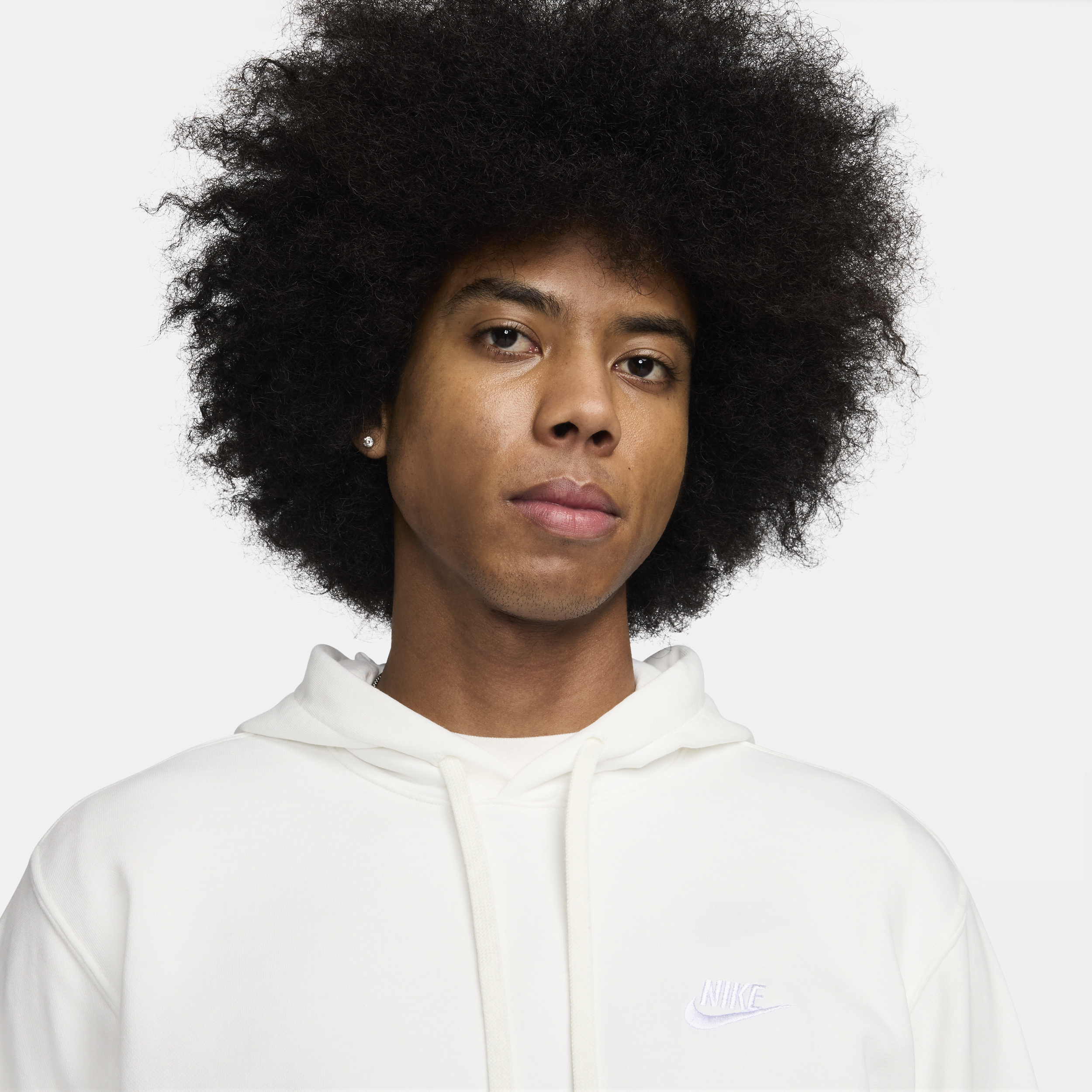 Nike Sportswear Club Hoodie voor heren Wit