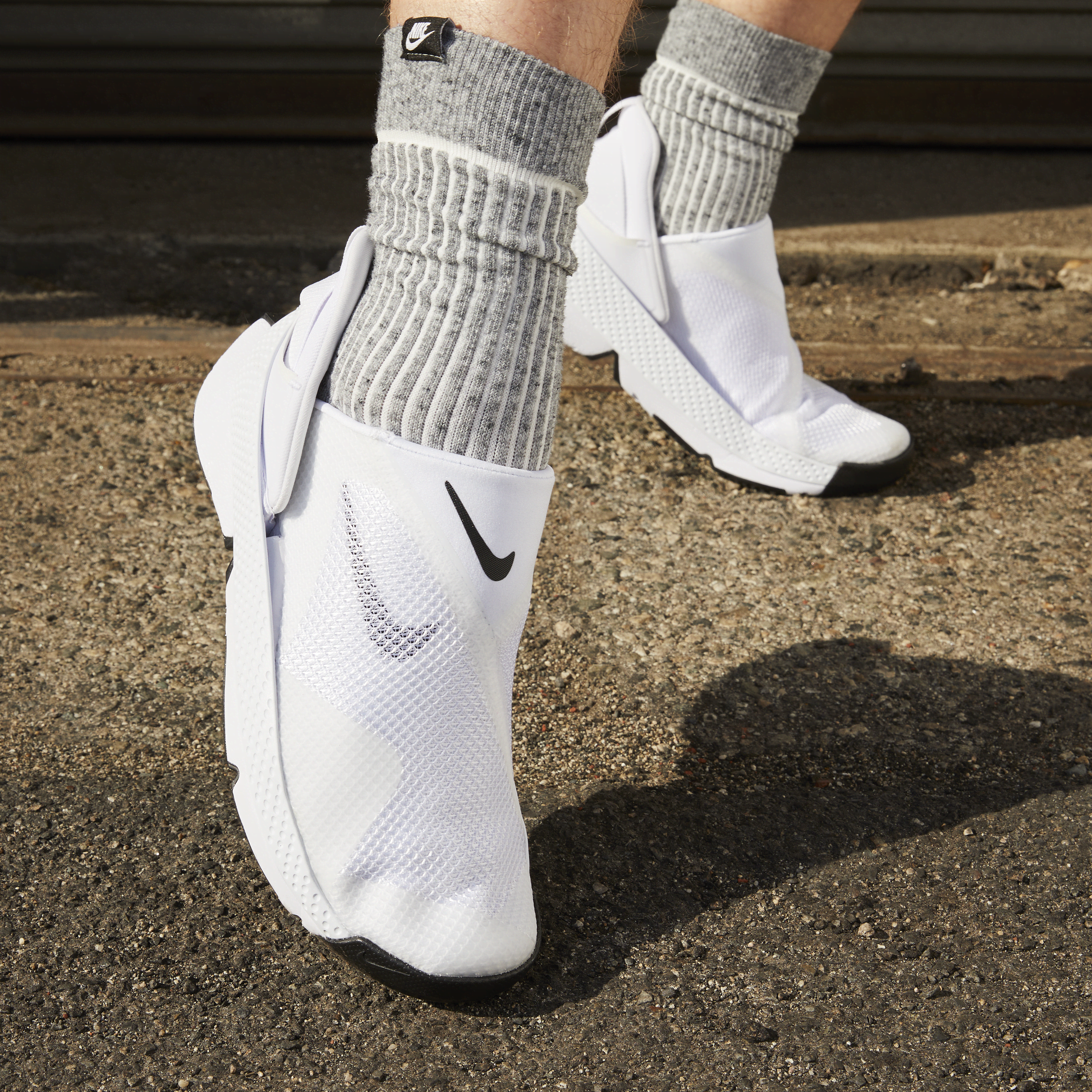 Chaussure facile à mettre et à retirer Nike Go FlyEase pour femme - Blanc