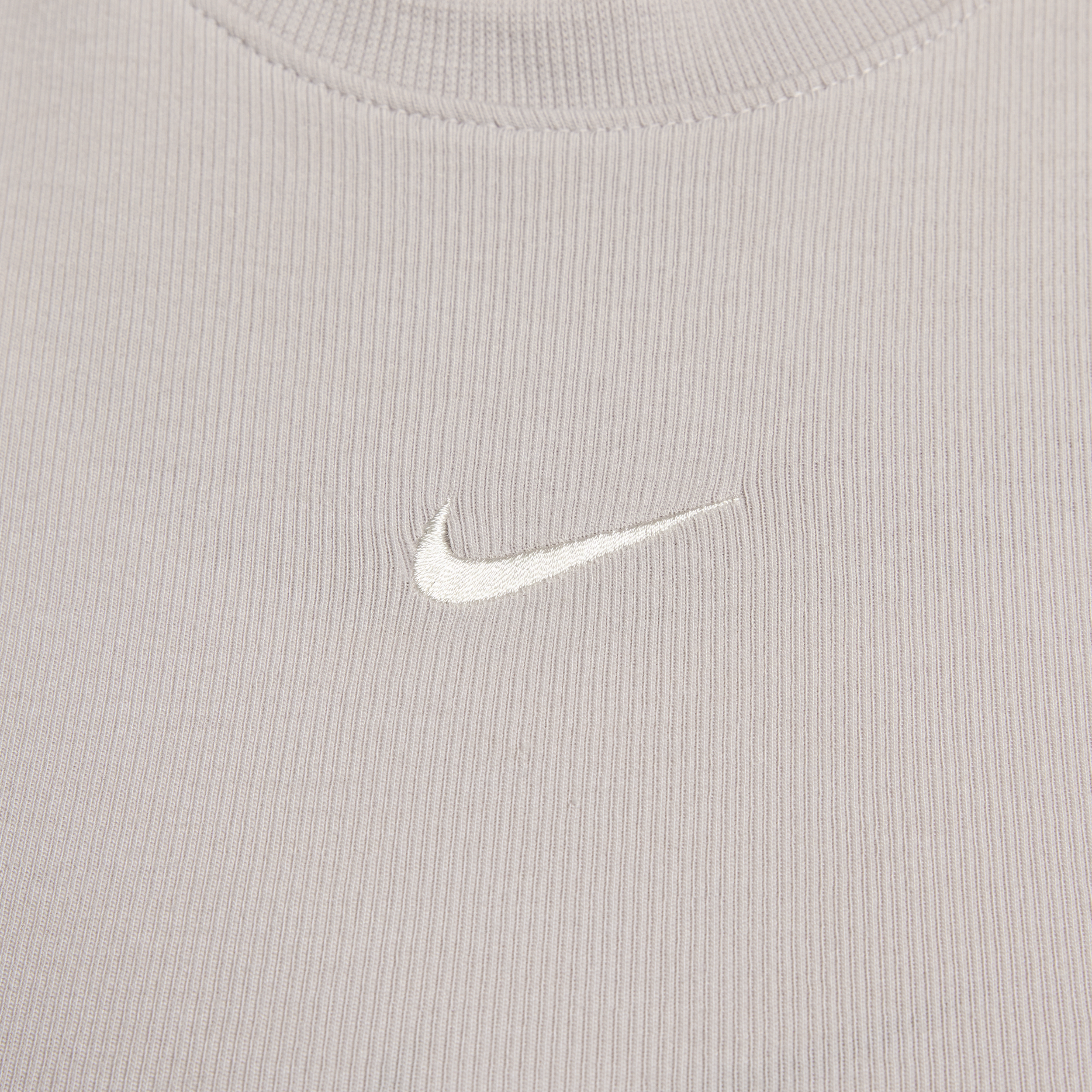 Nike Sportswear Chill Knit aansluitende korte tanktop met mini-rib voor dames Paars
