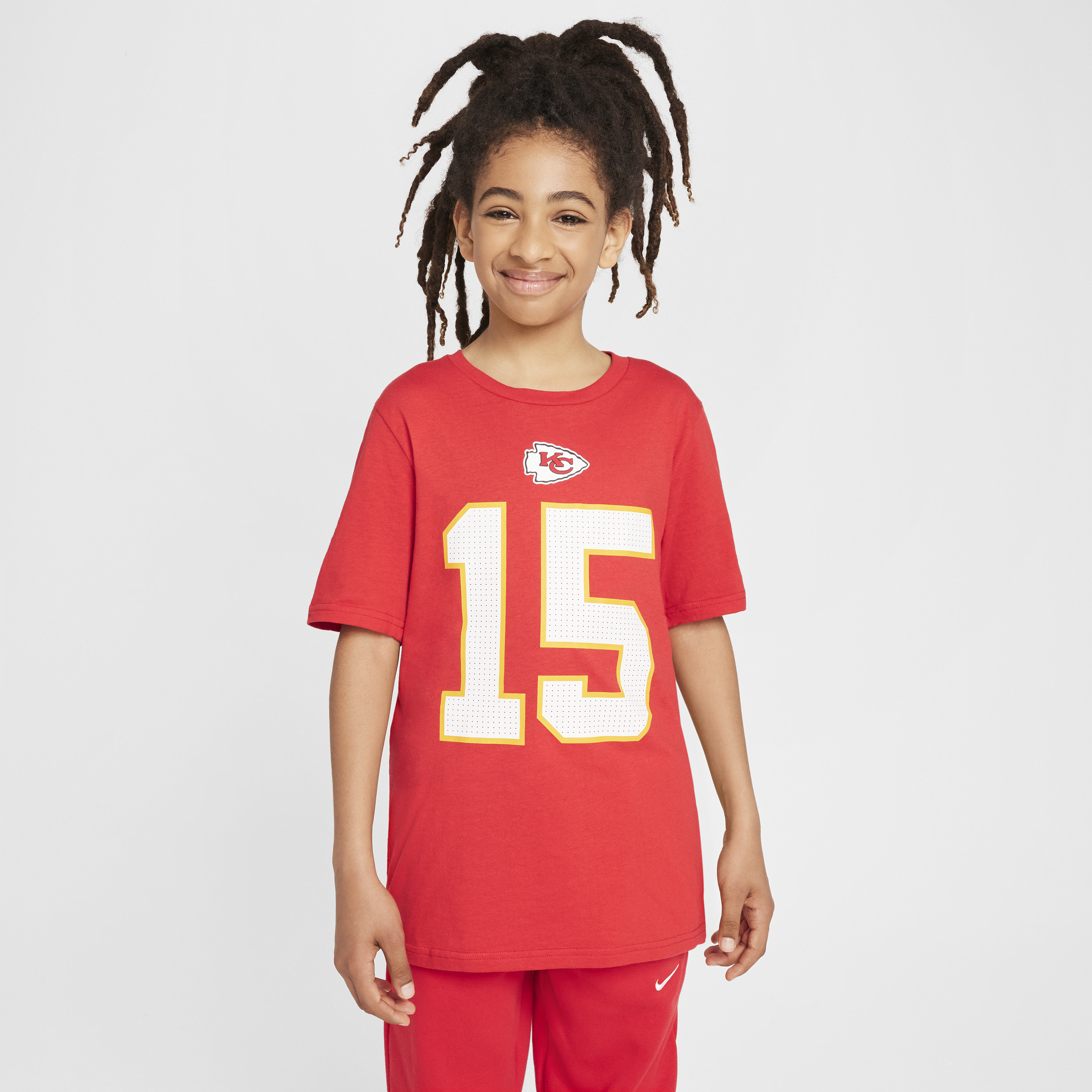 T-shirt Patrick Mahomes Kansas City Chiefs pour ado - Rouge