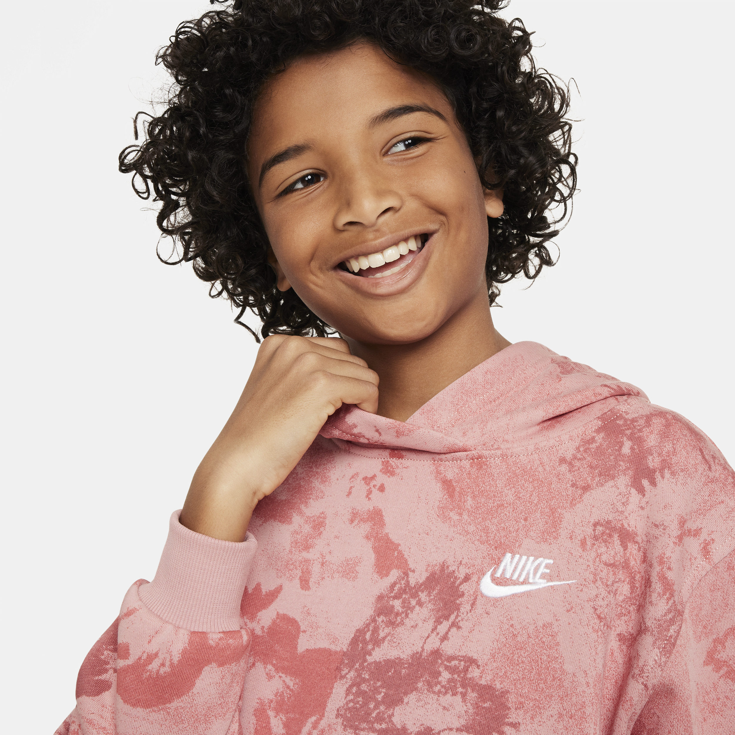 Nike Sportswear Club Fleece Hoodie voor kids Roze