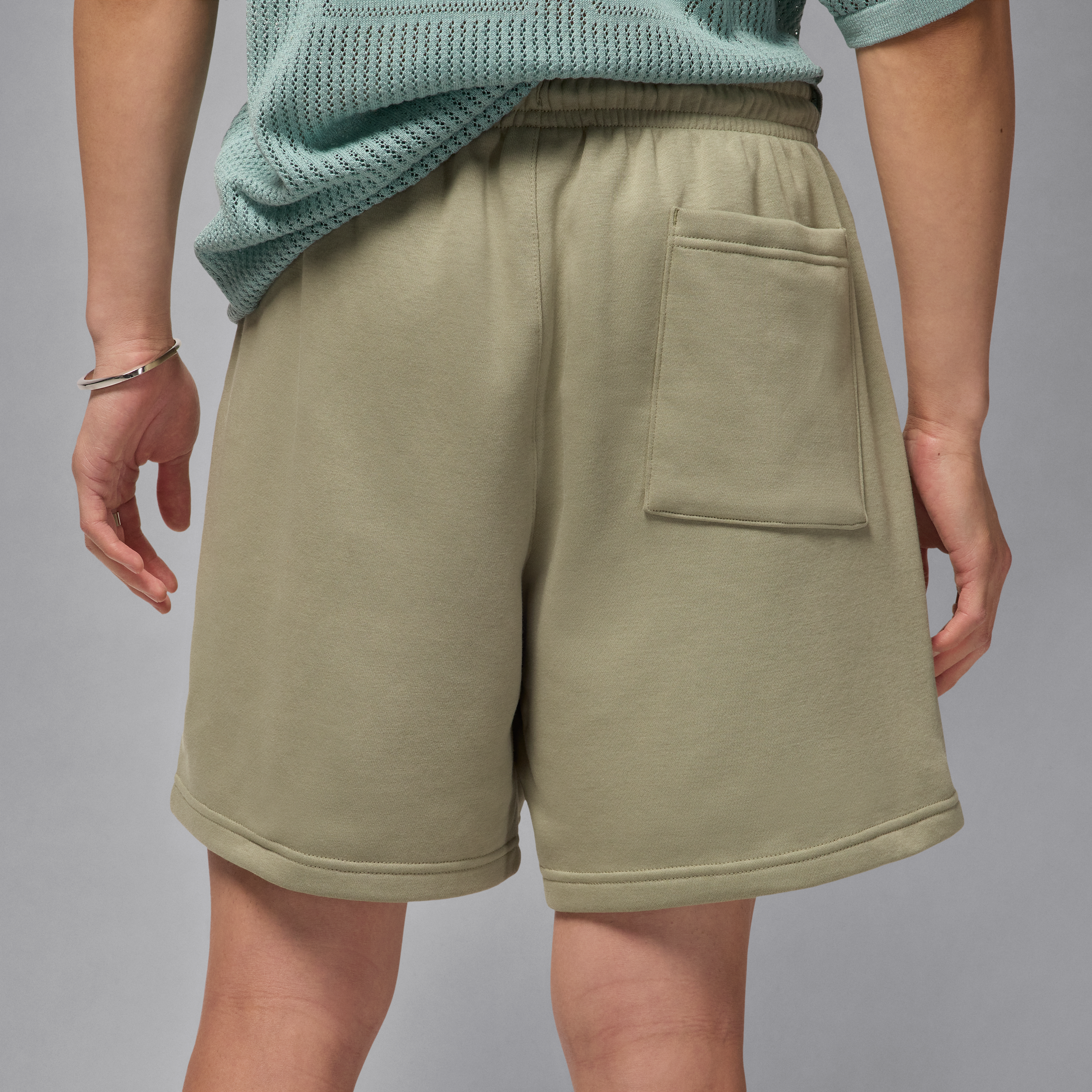 Jordan Brooklyn Fleece herenshorts met graphic Bruin