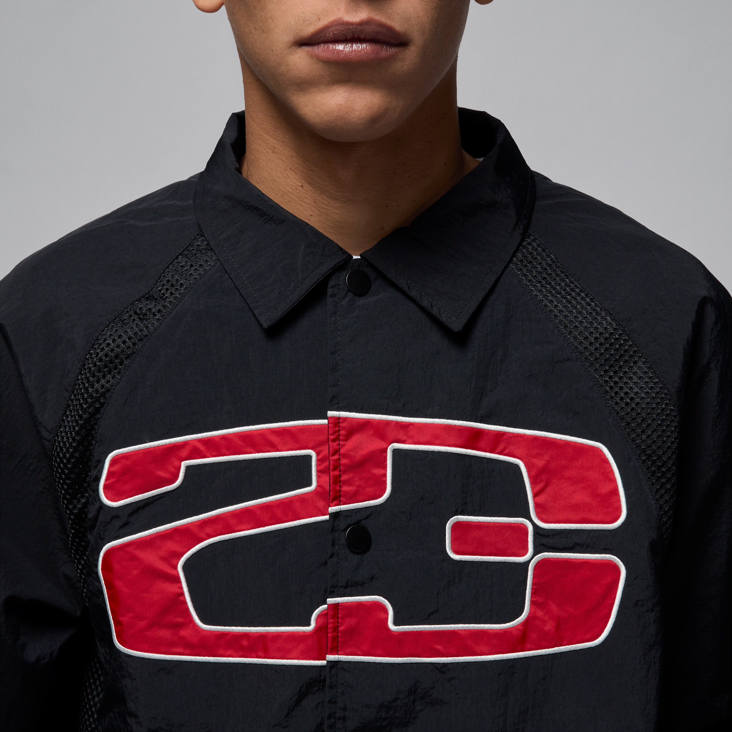 Veste de coach Jordan Essentials pour homme - Noir