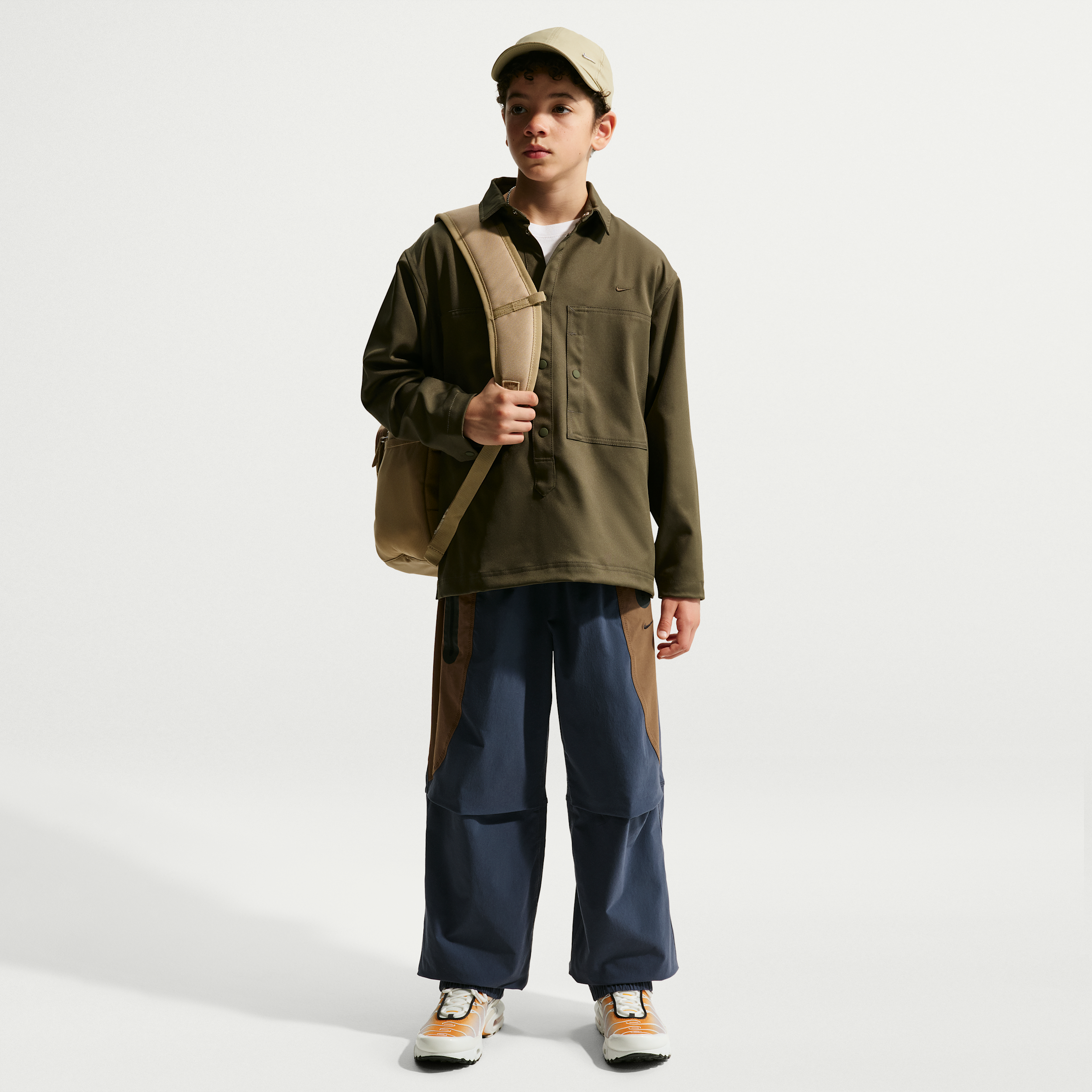 Pantaloni in tessuto Nike Tech – Ragazzo - Blu