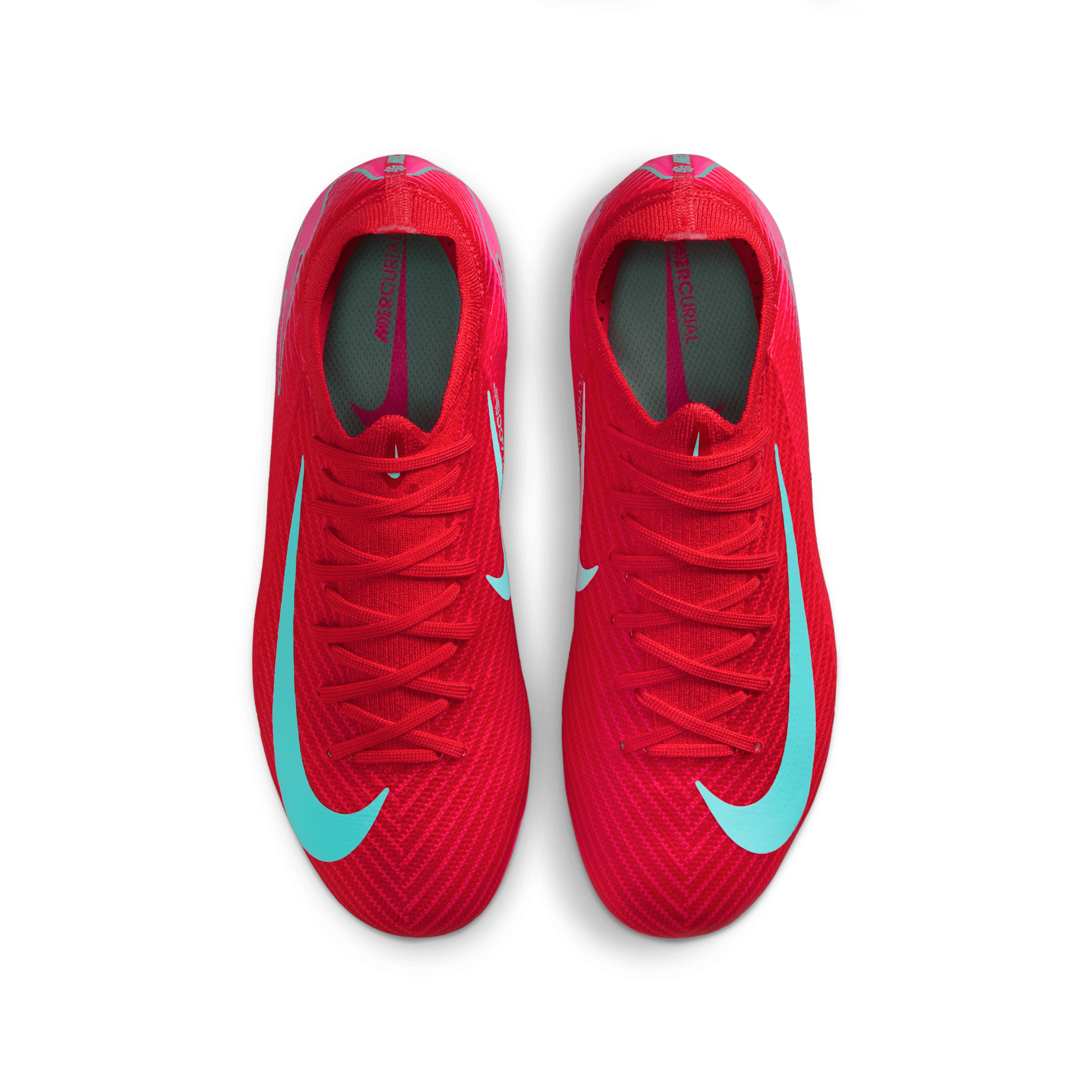 Chaussure de foot basse à crampons pour terrain sec Nike Jr. Mercurial Vapor 16 Pro pour enfant/ado - Rouge