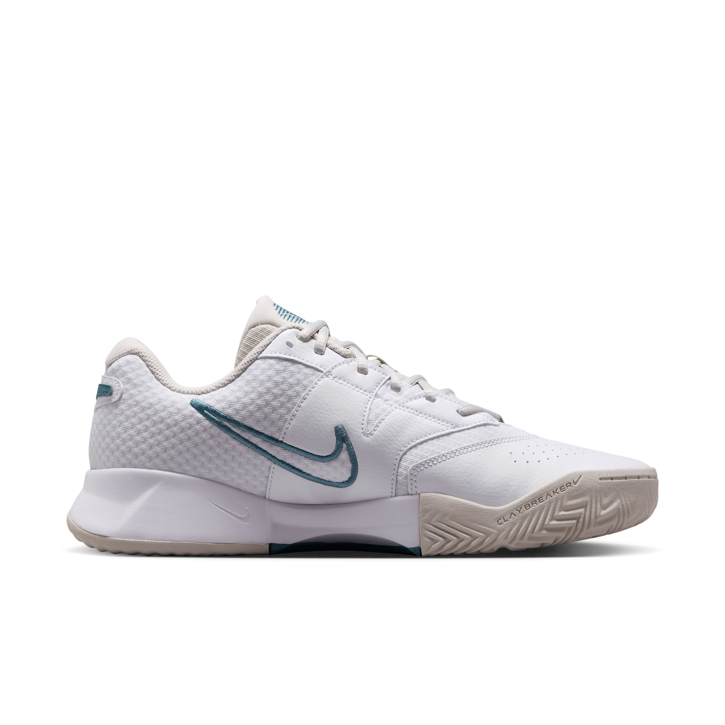 NikeCourt Lite 4 Men's Clay Court Tennis Shoes - White - FN0530-100