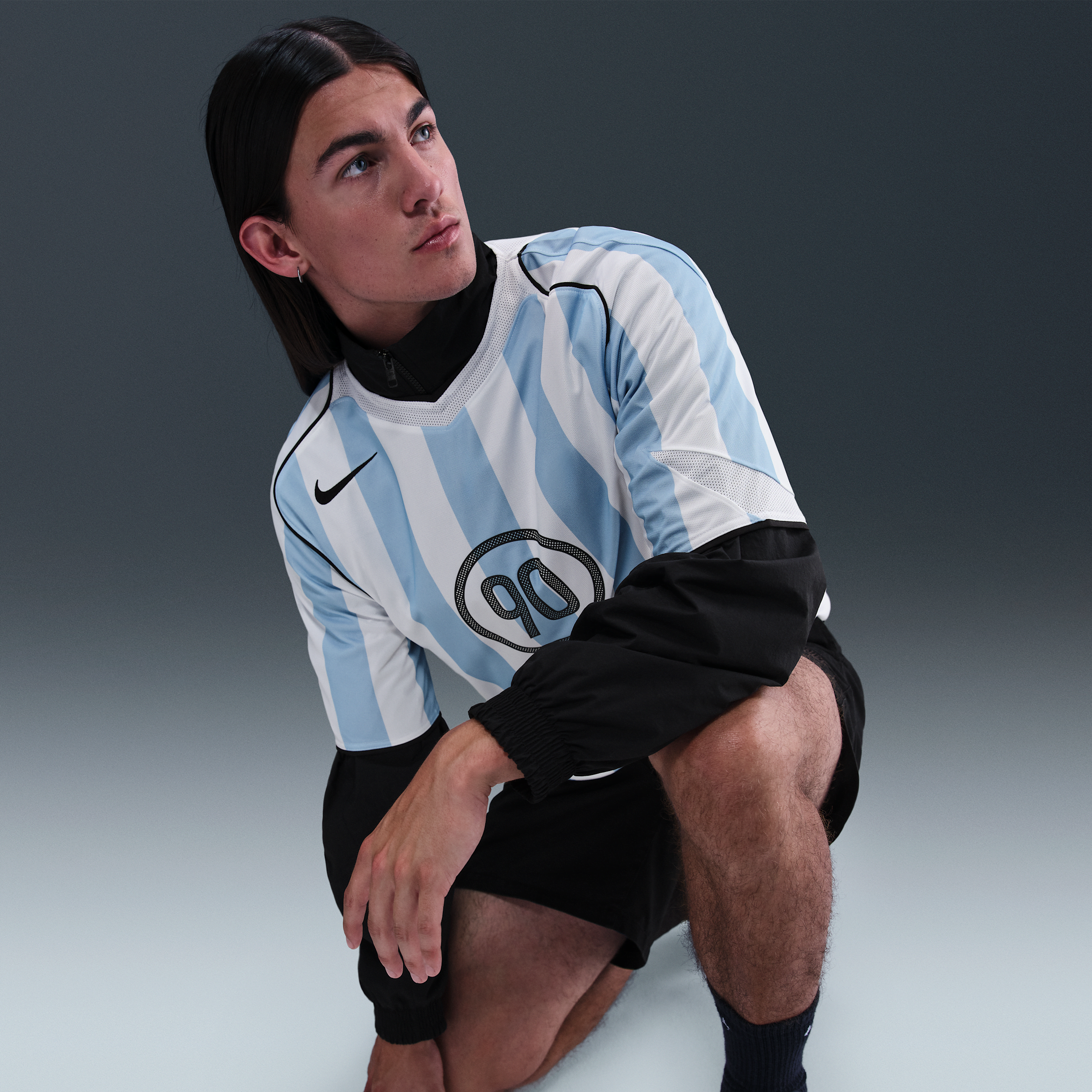 Nike Total 90 Dri-FIT voetbalshirt voor heren Blauw