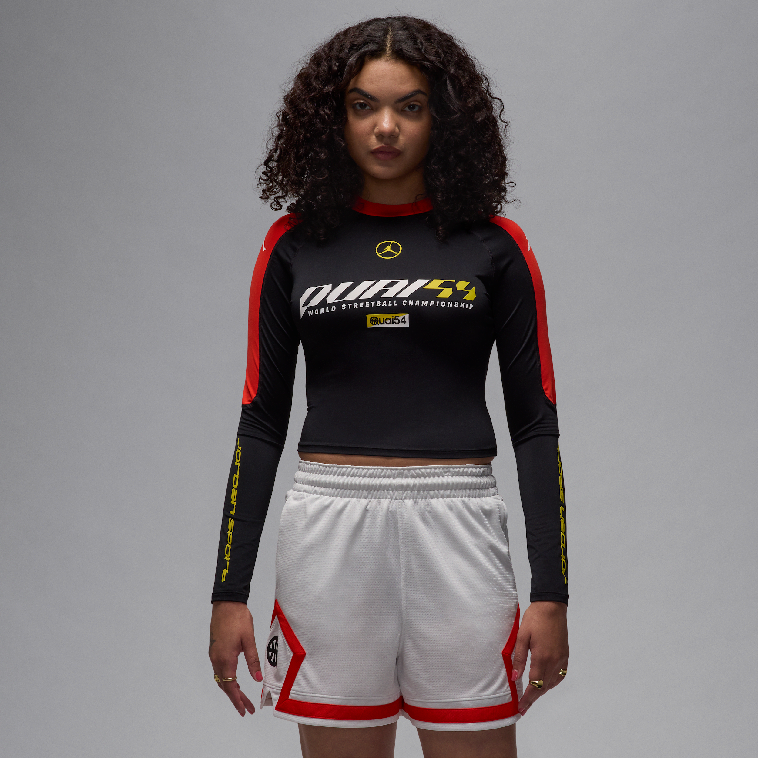Thumbnail - Jordan Sport Quai 54 Longsleeve (Damen) - Schwarz