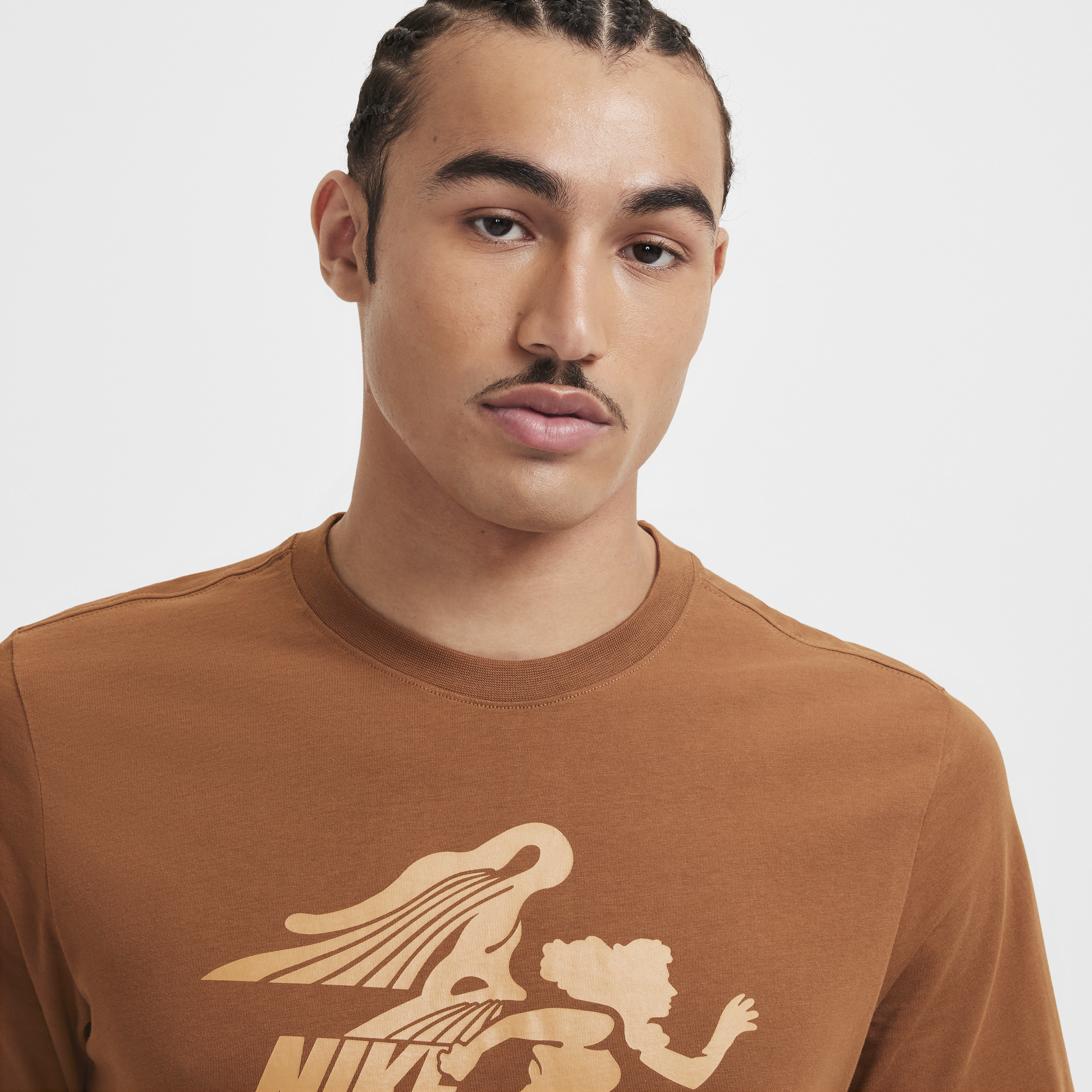 T-shirt Nike Sportswear Club pour Homme - Marron