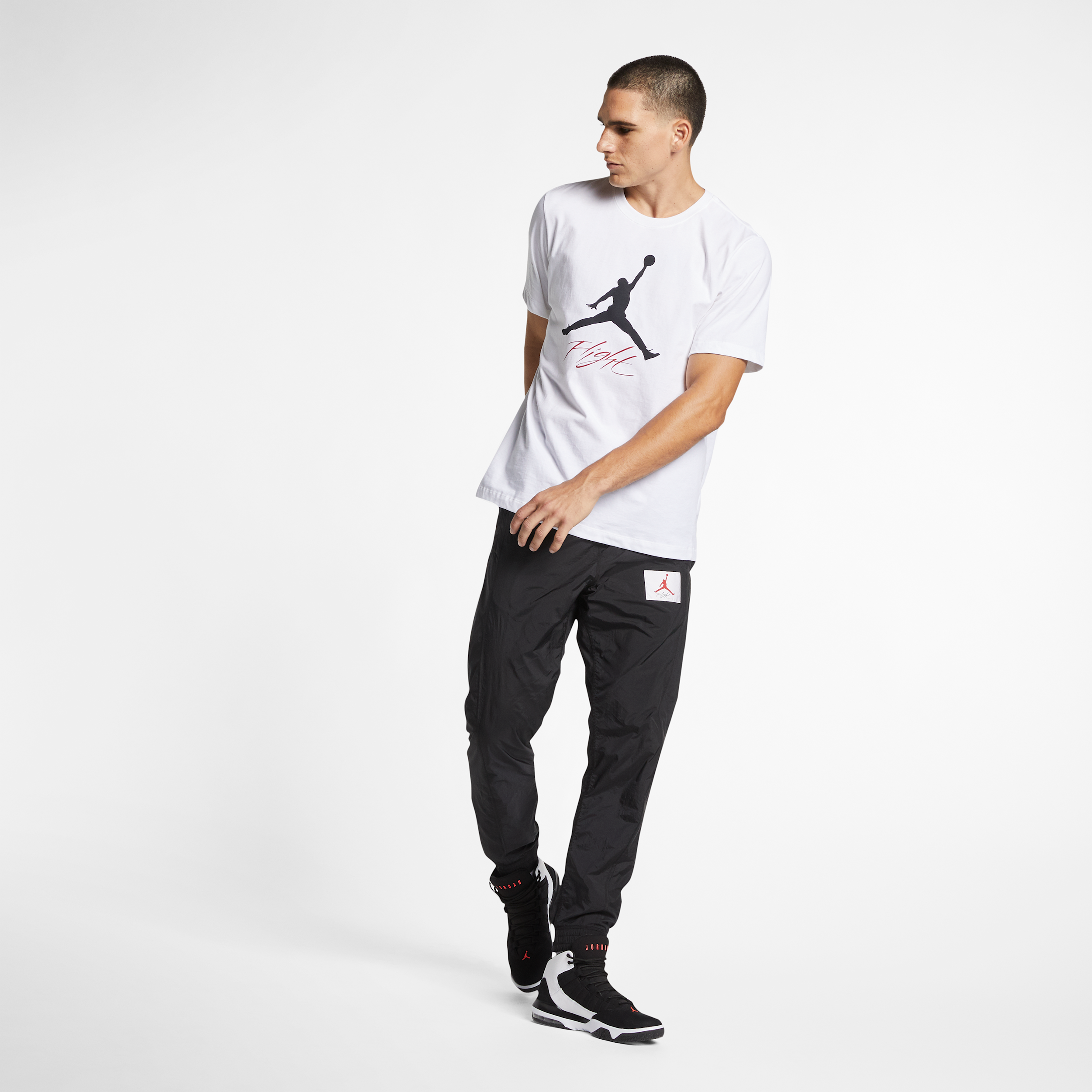 Jordan Jumpman Flight T-shirt voor heren Wit